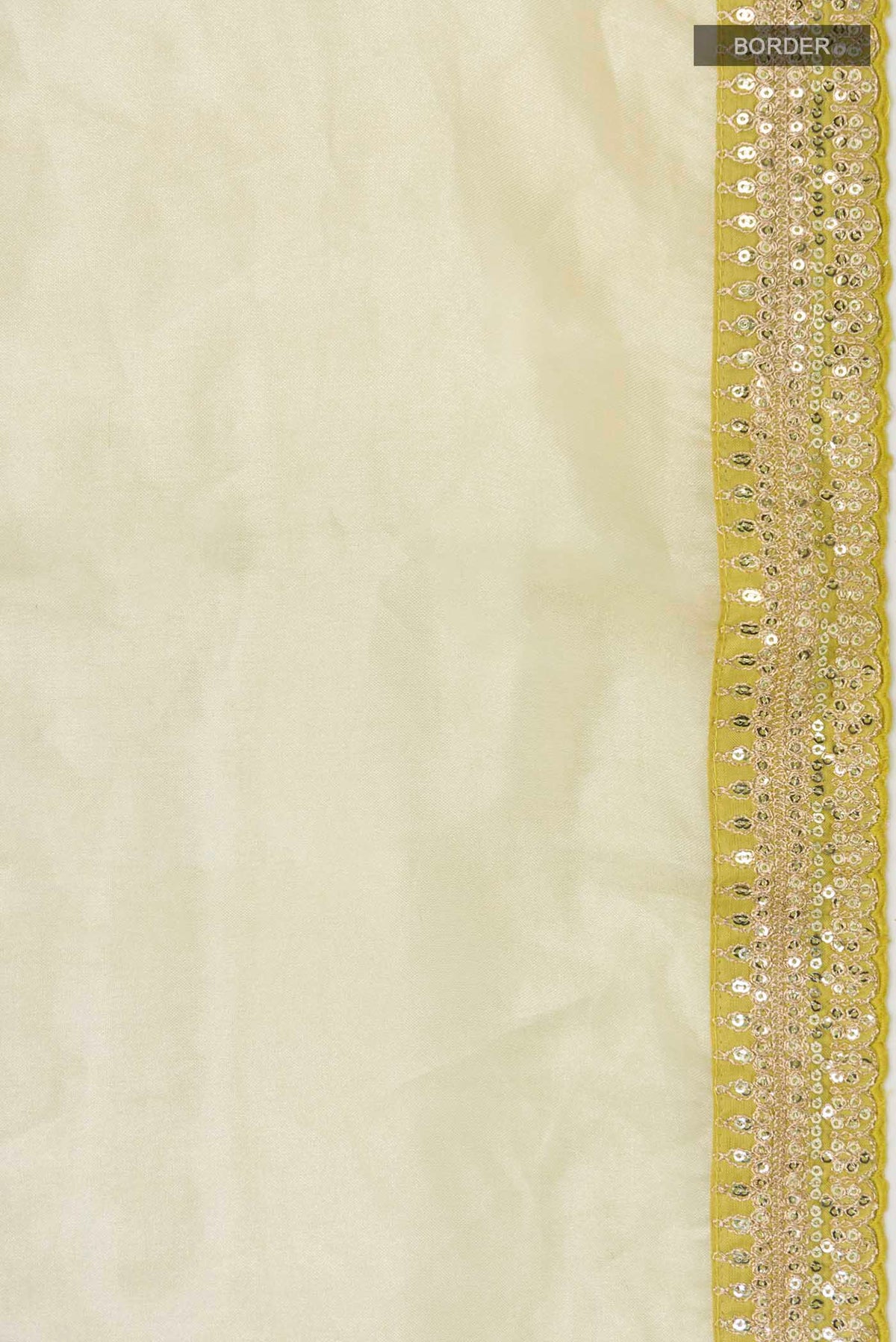 Border image of Multi Color Tissue Silk Saree with Half And Half on the body and Embroidery Border