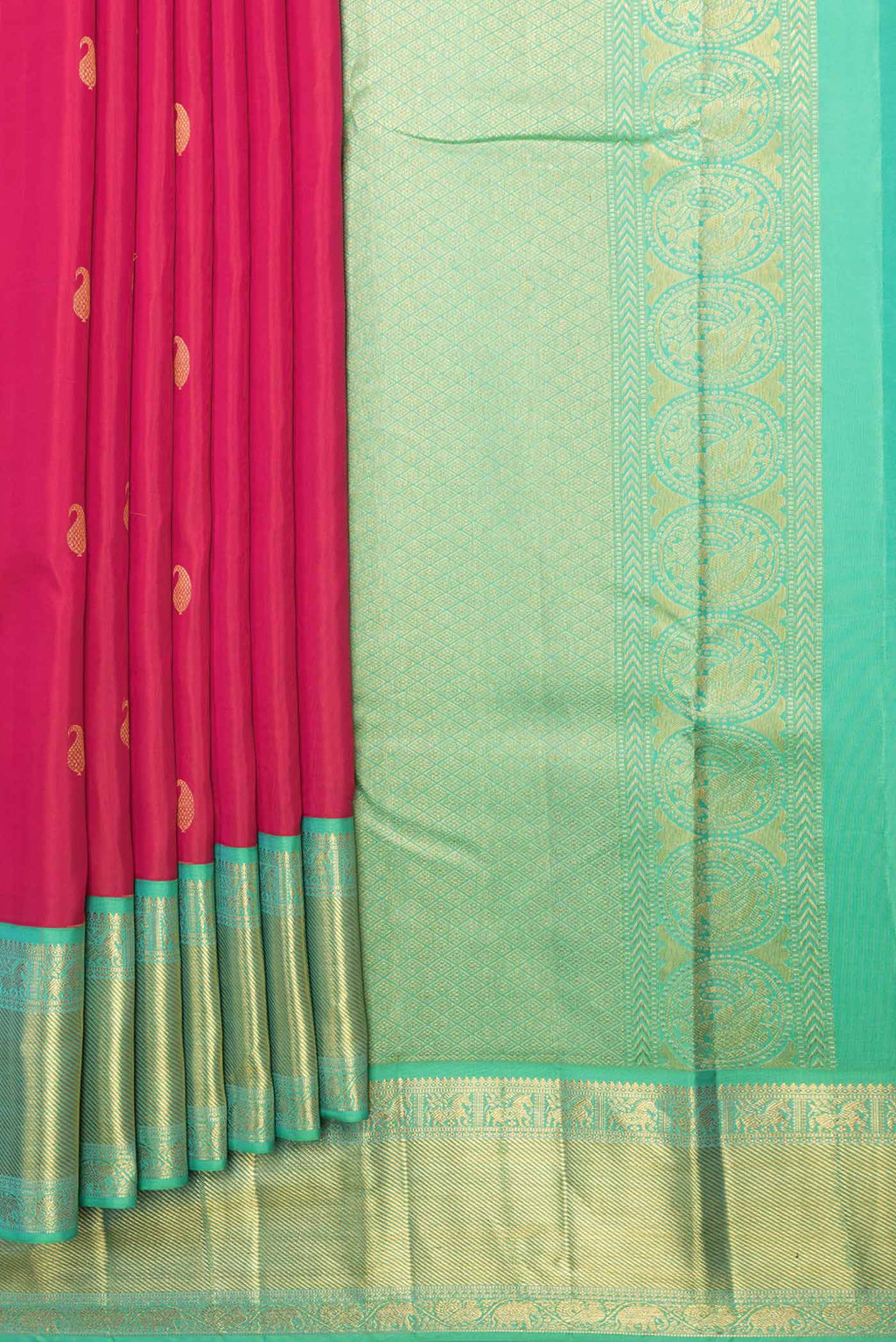 pleats pallu
