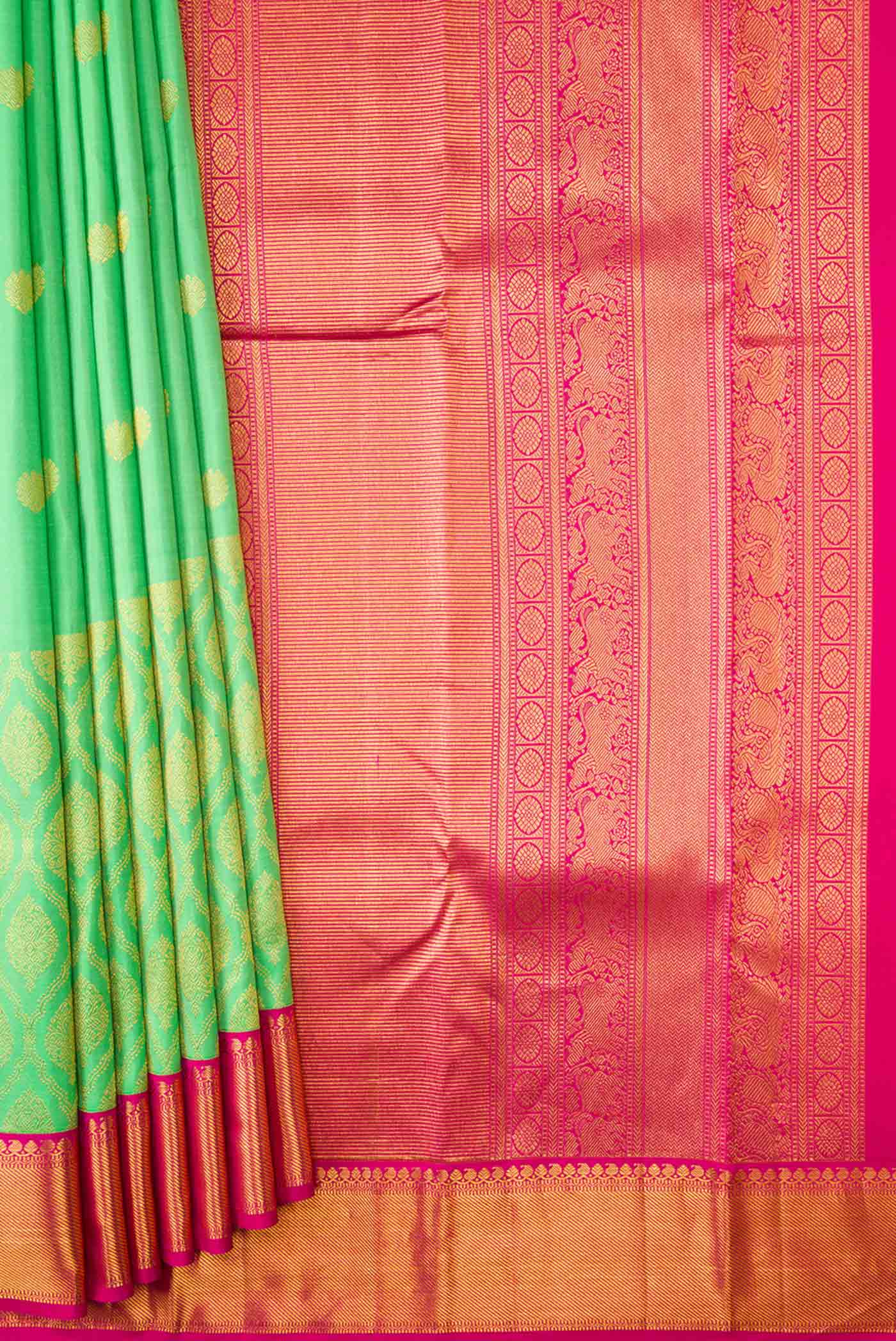 pleats pallu