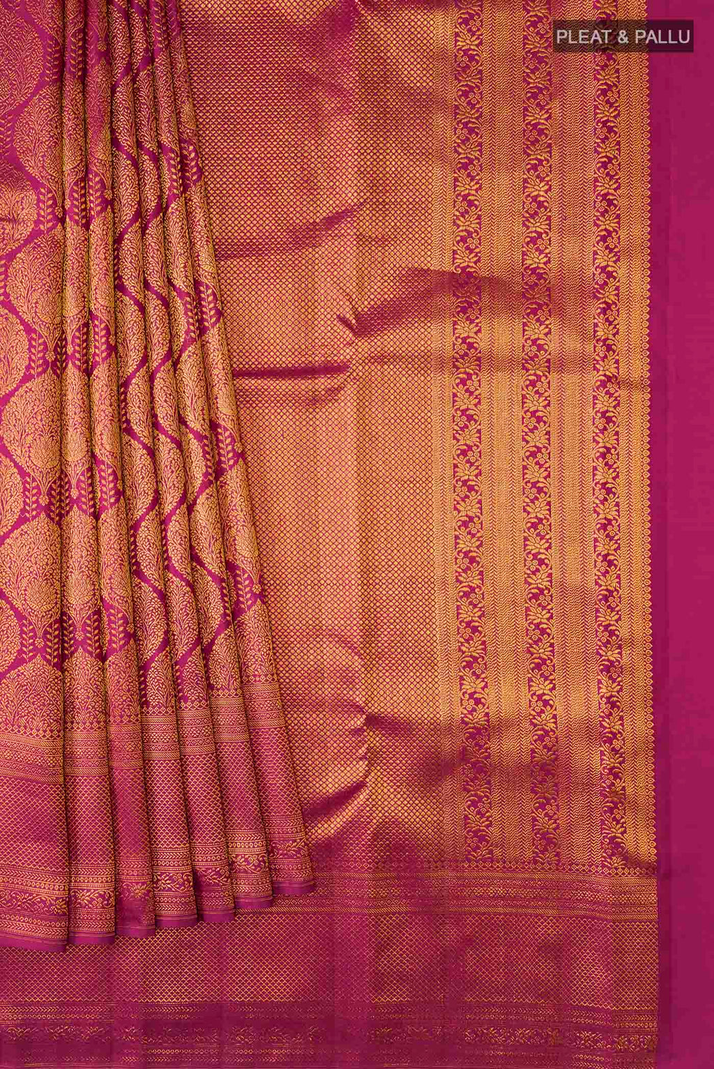 pleats pallu