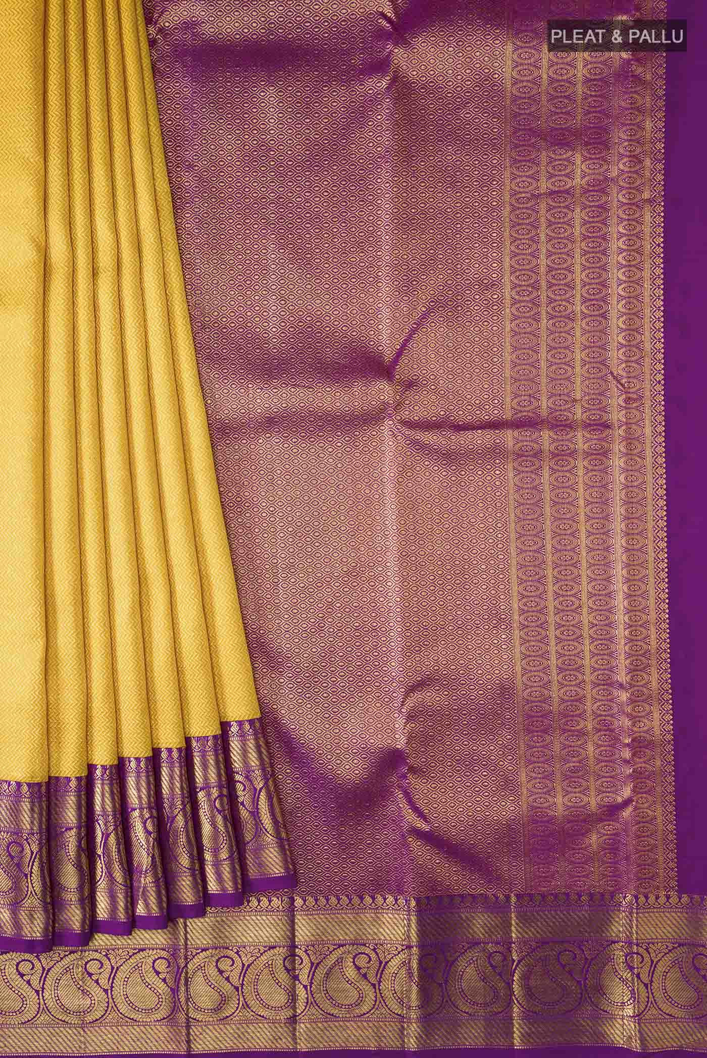 pleats pallu
