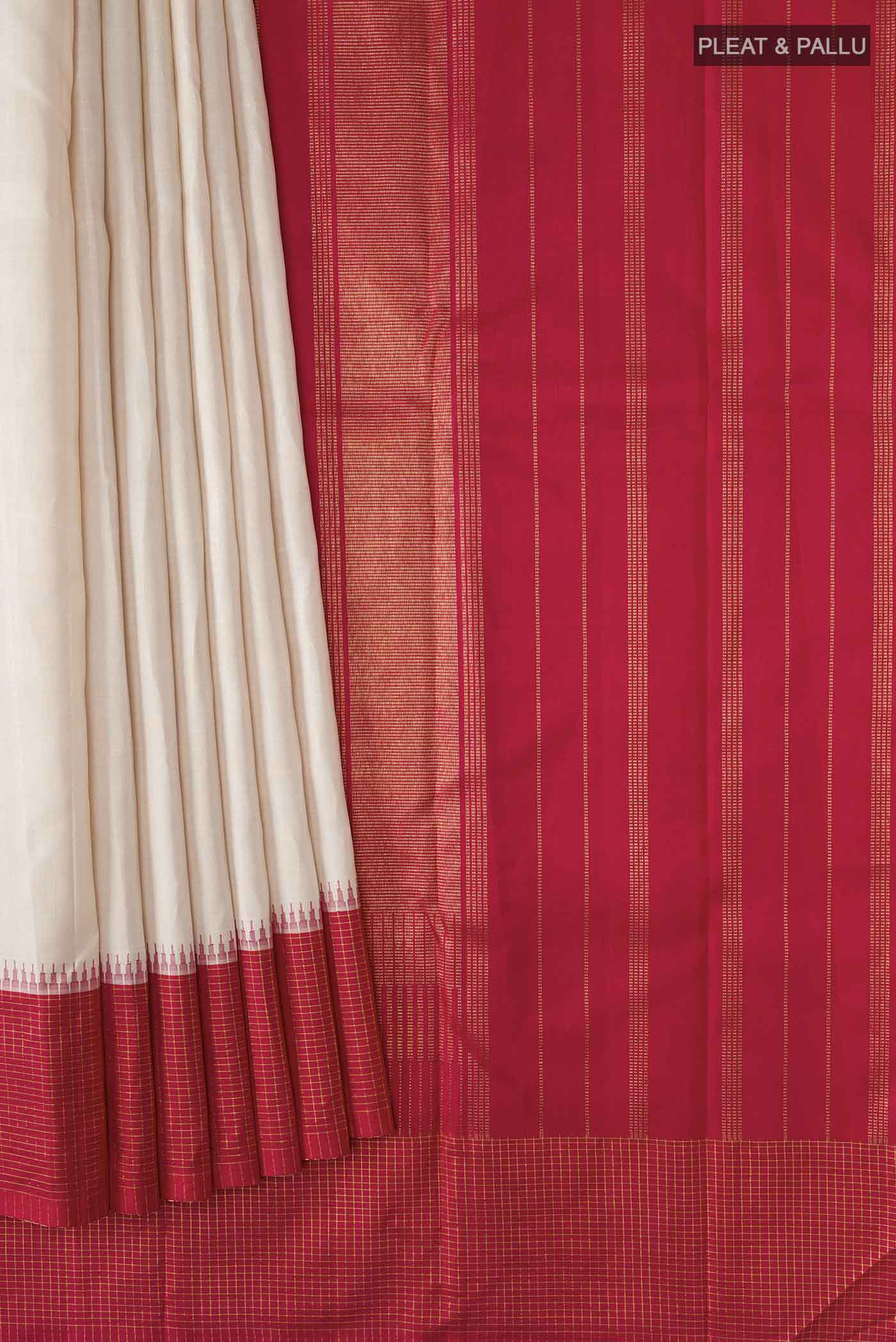 pleats pallu