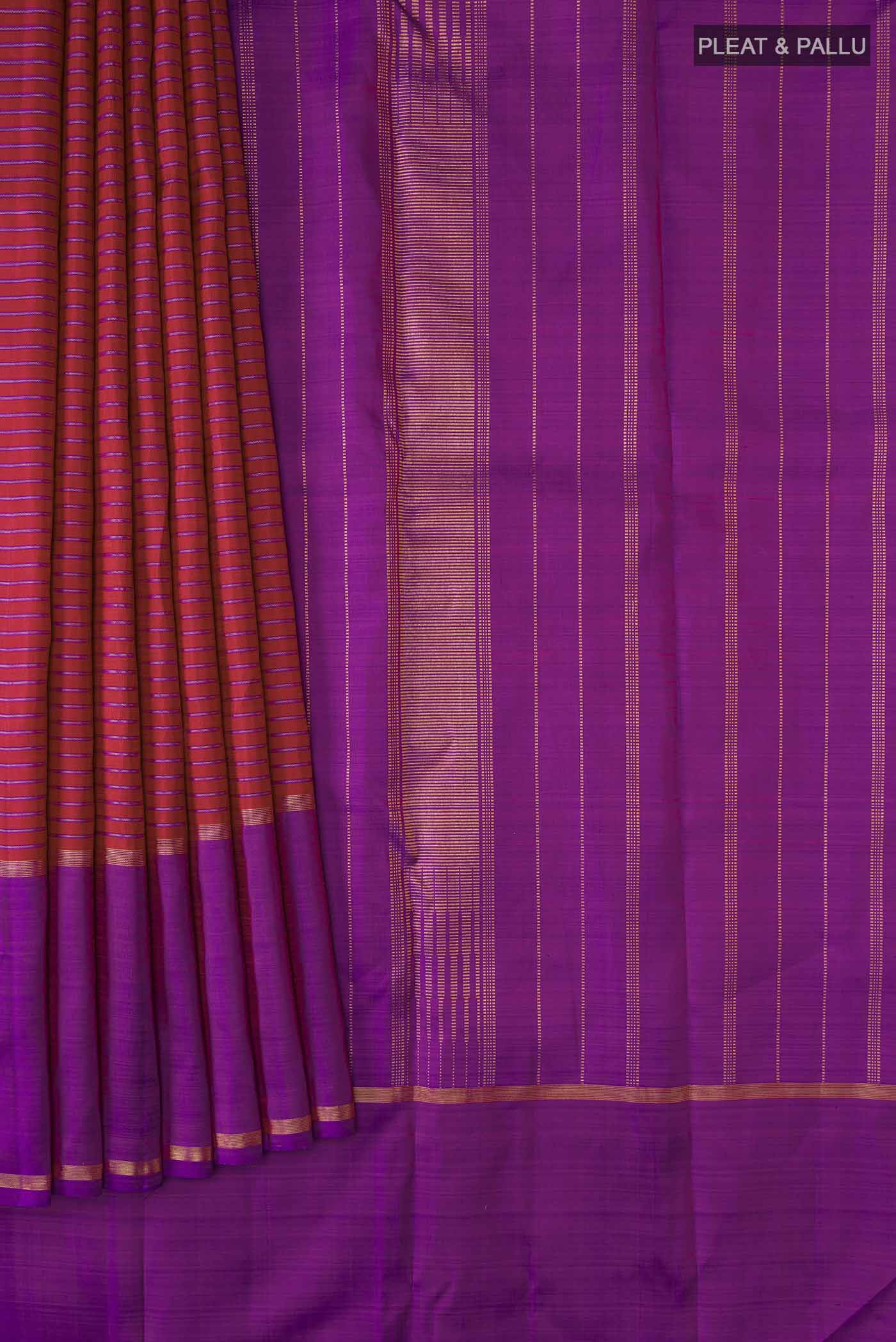 pleats pallu