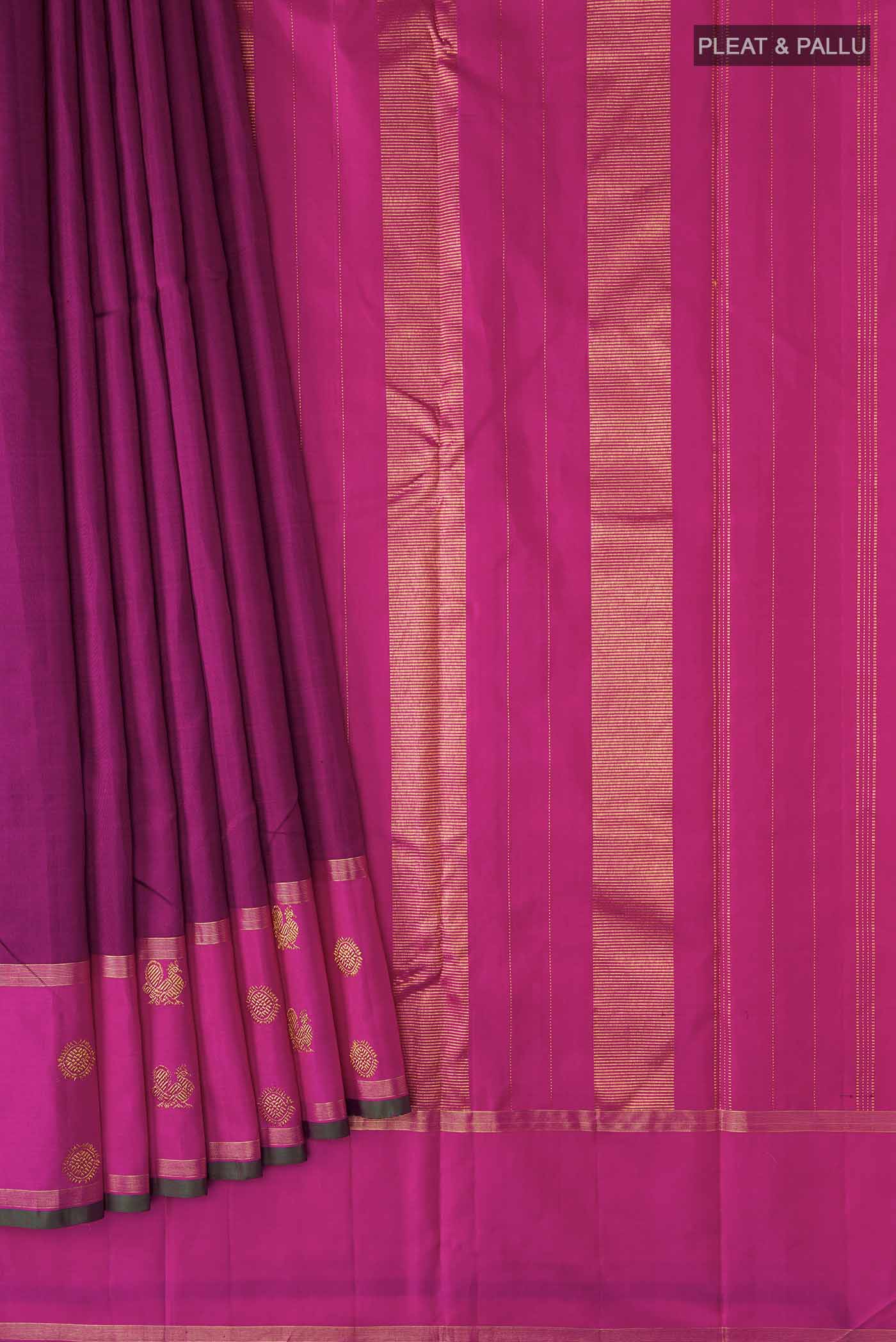 pleats pallu