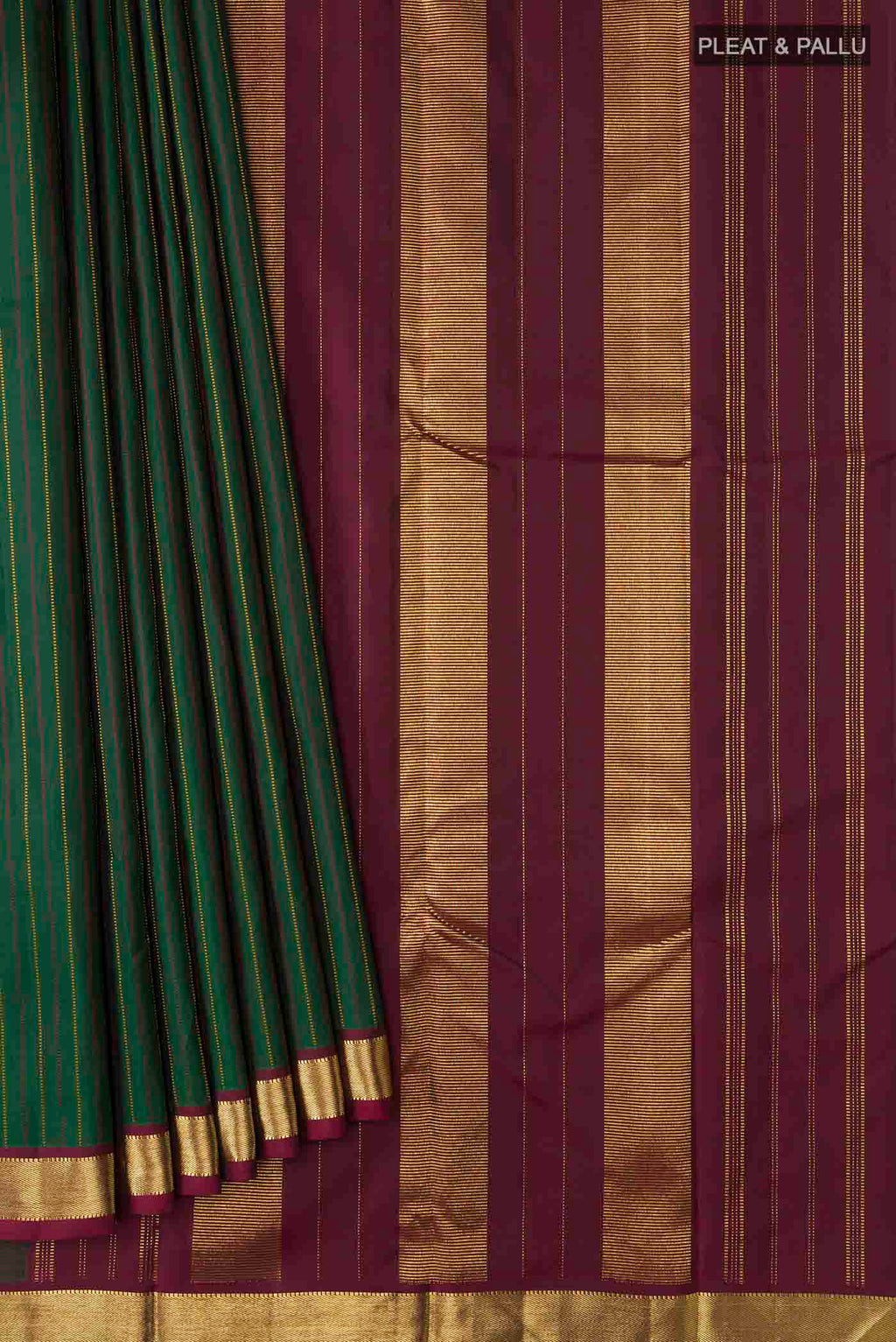 pleats pallu