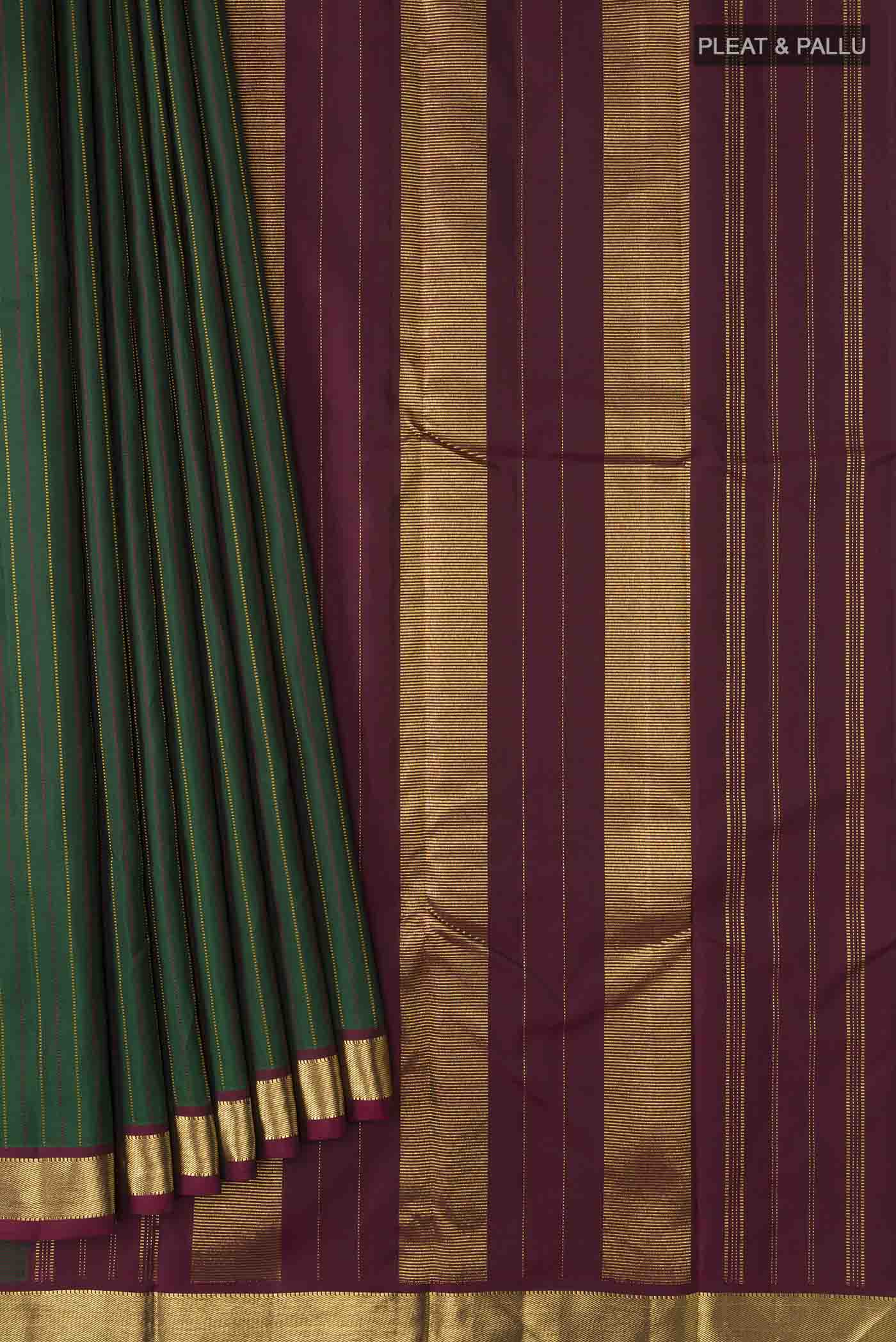 pleats pallu