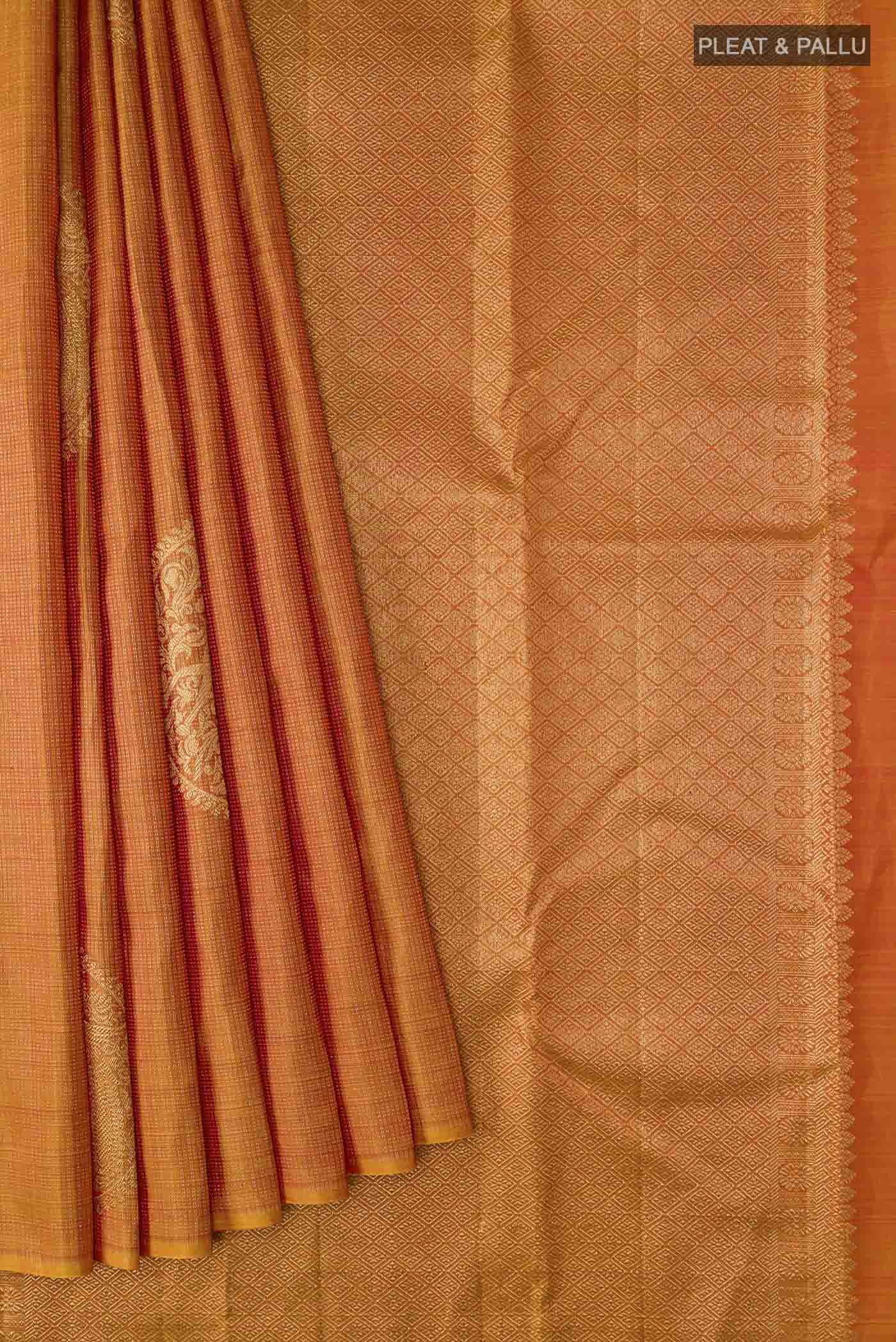 pleats pallu