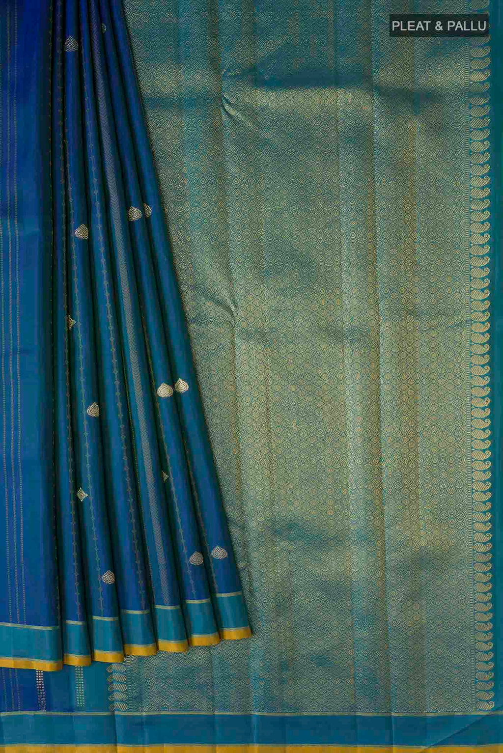 pleats pallu