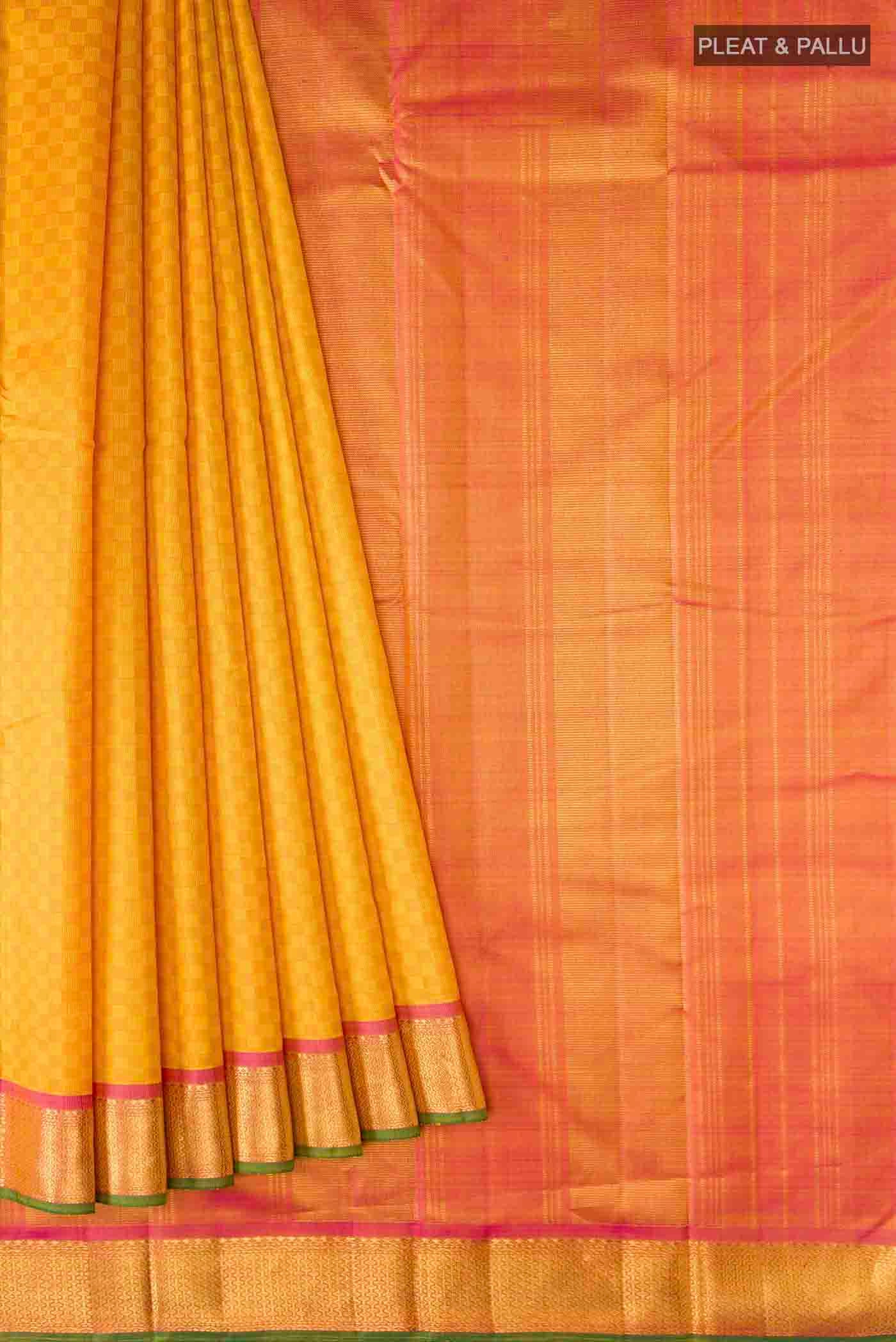 pleats pallu