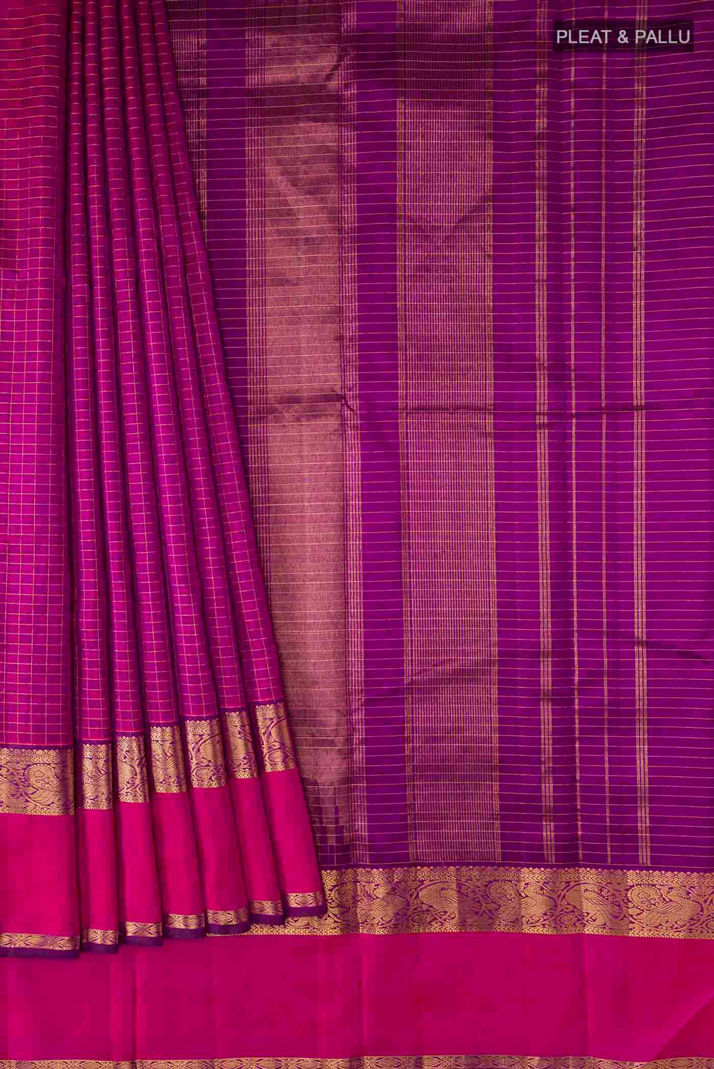 pleats pallu
