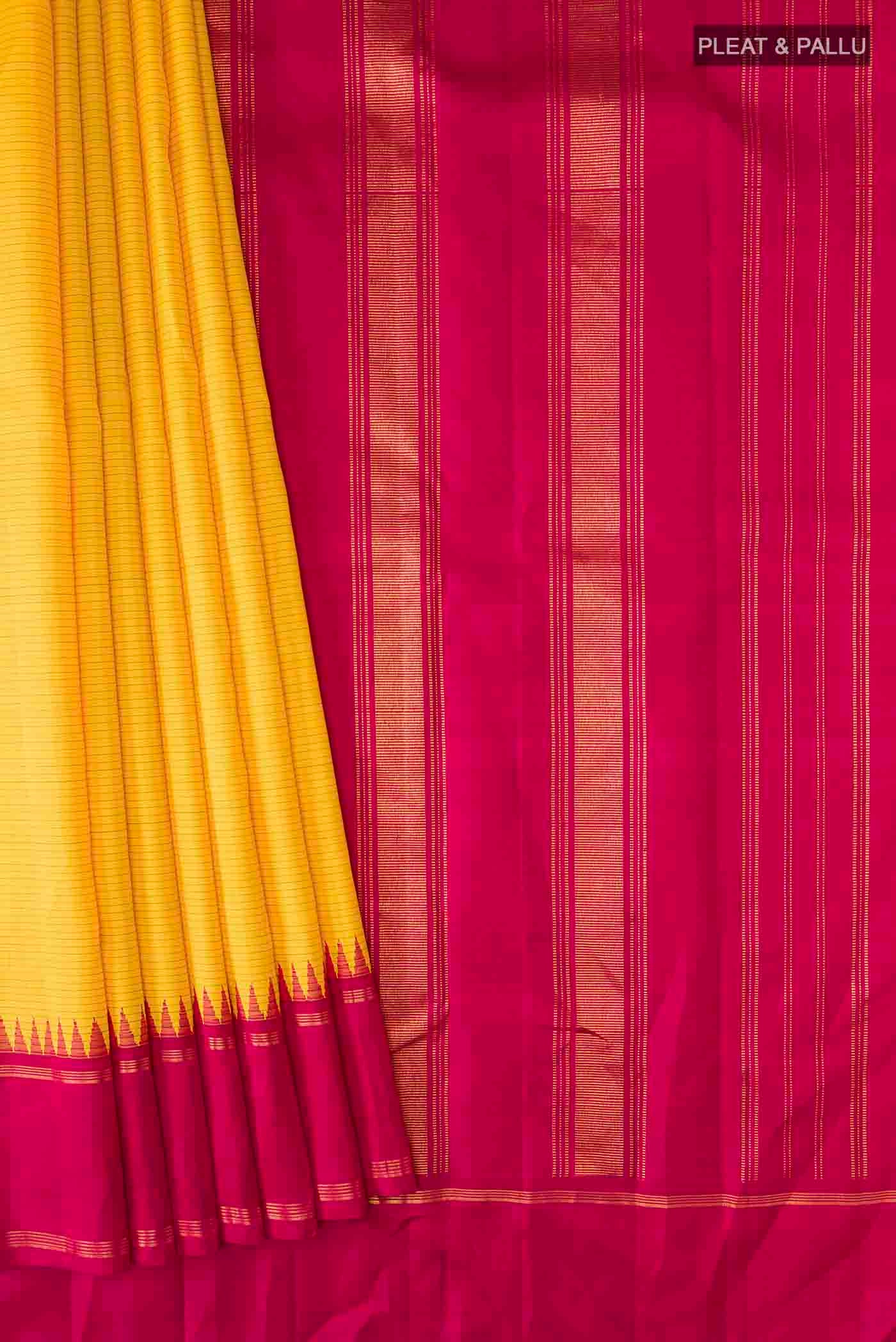 pleats pallu