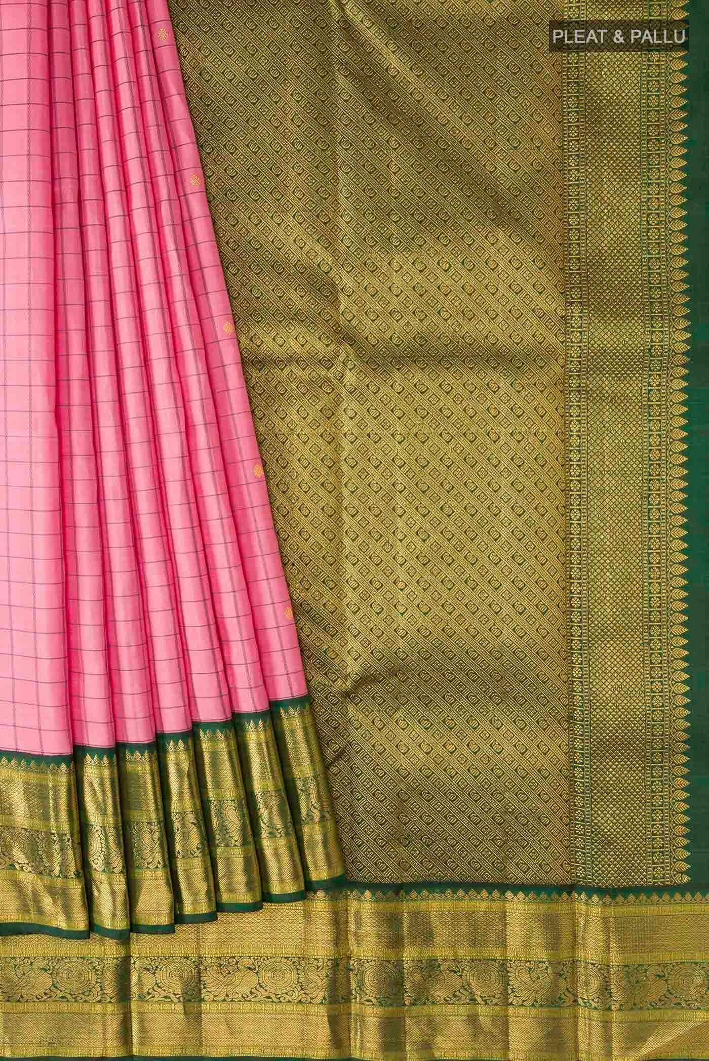 pleats pallu