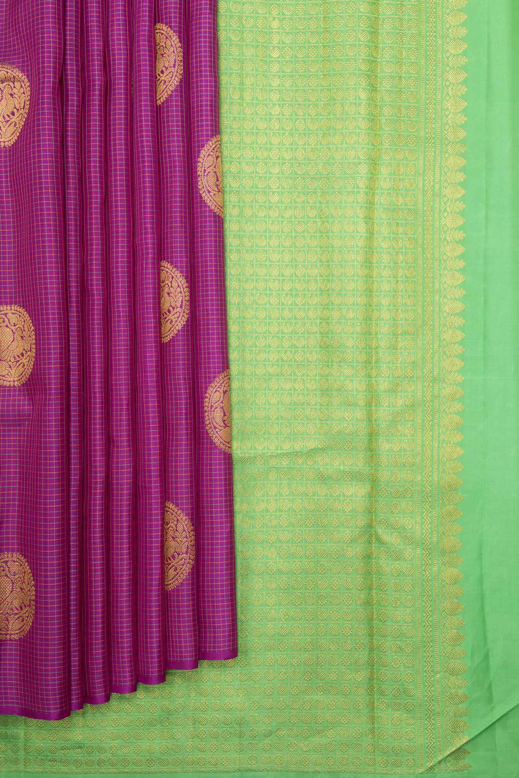 pleats pallu