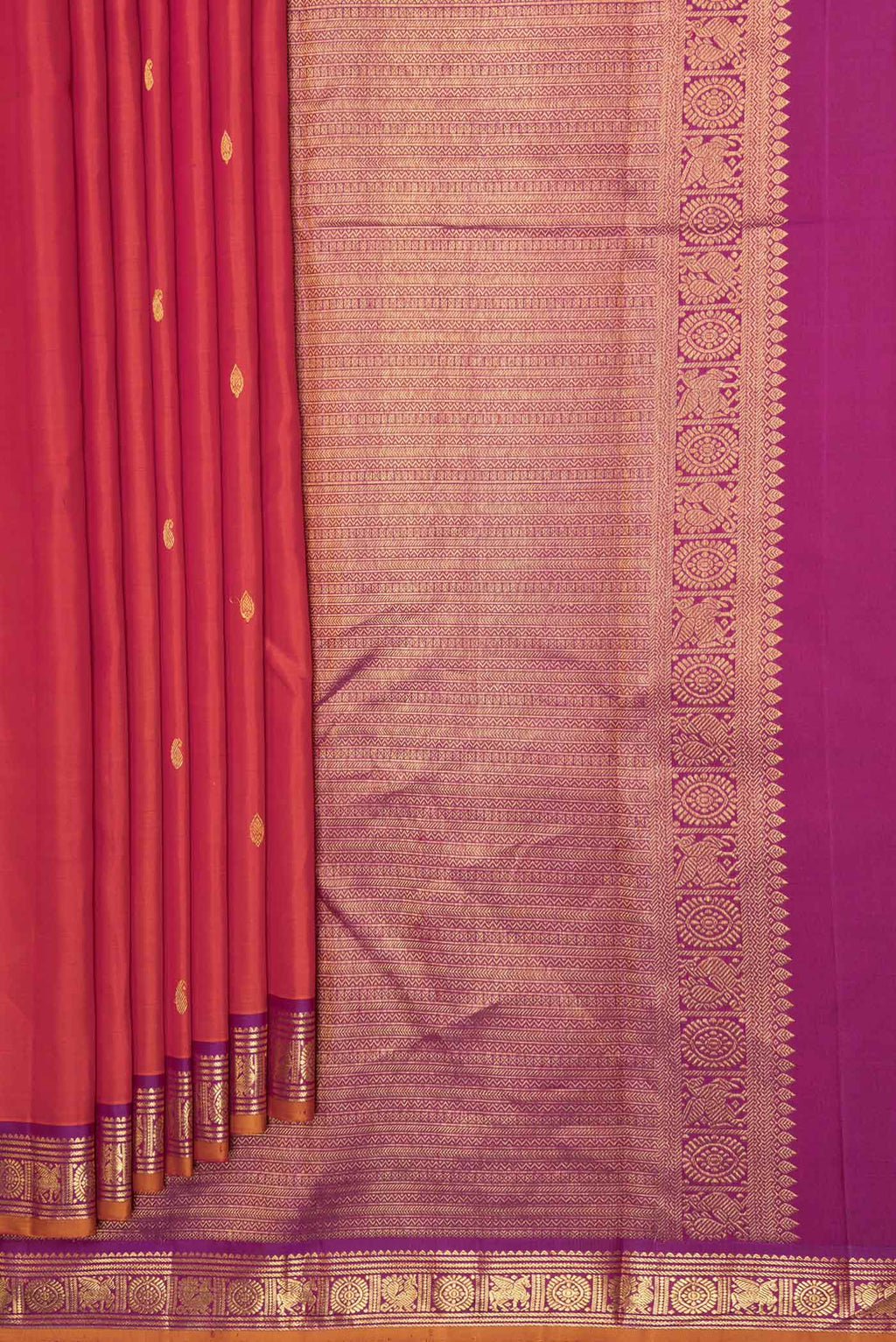 pleats pallu