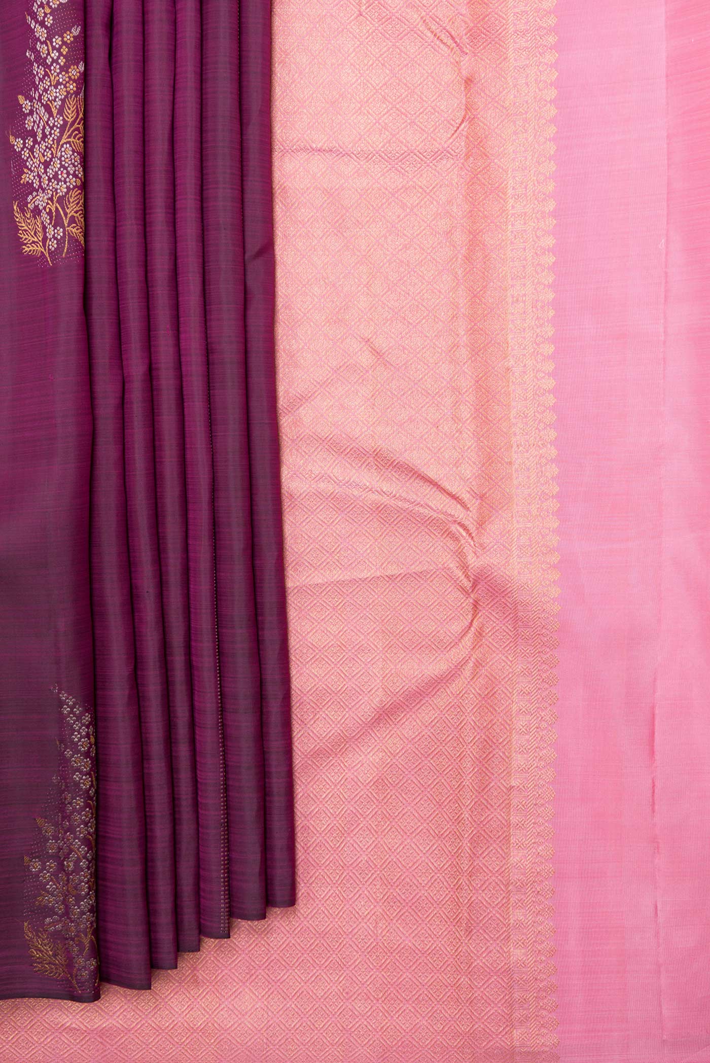 pleats pallu