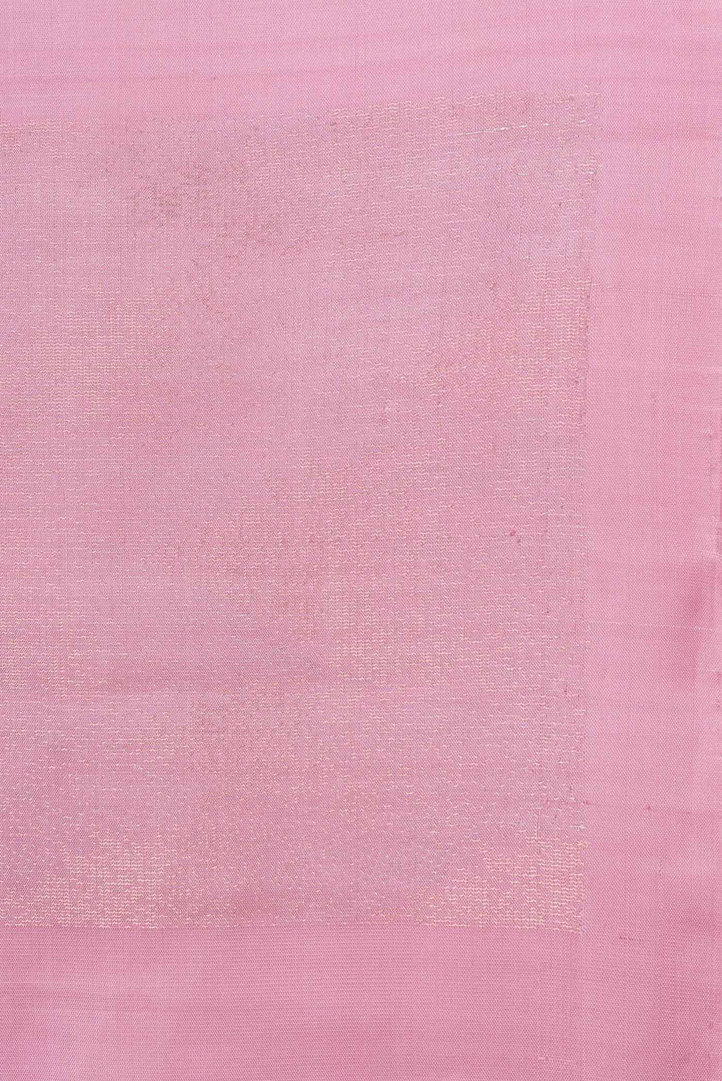 Border image of Pink Dual Tone Soft Silk Saree with Zari Butta on the body and Without Border. 