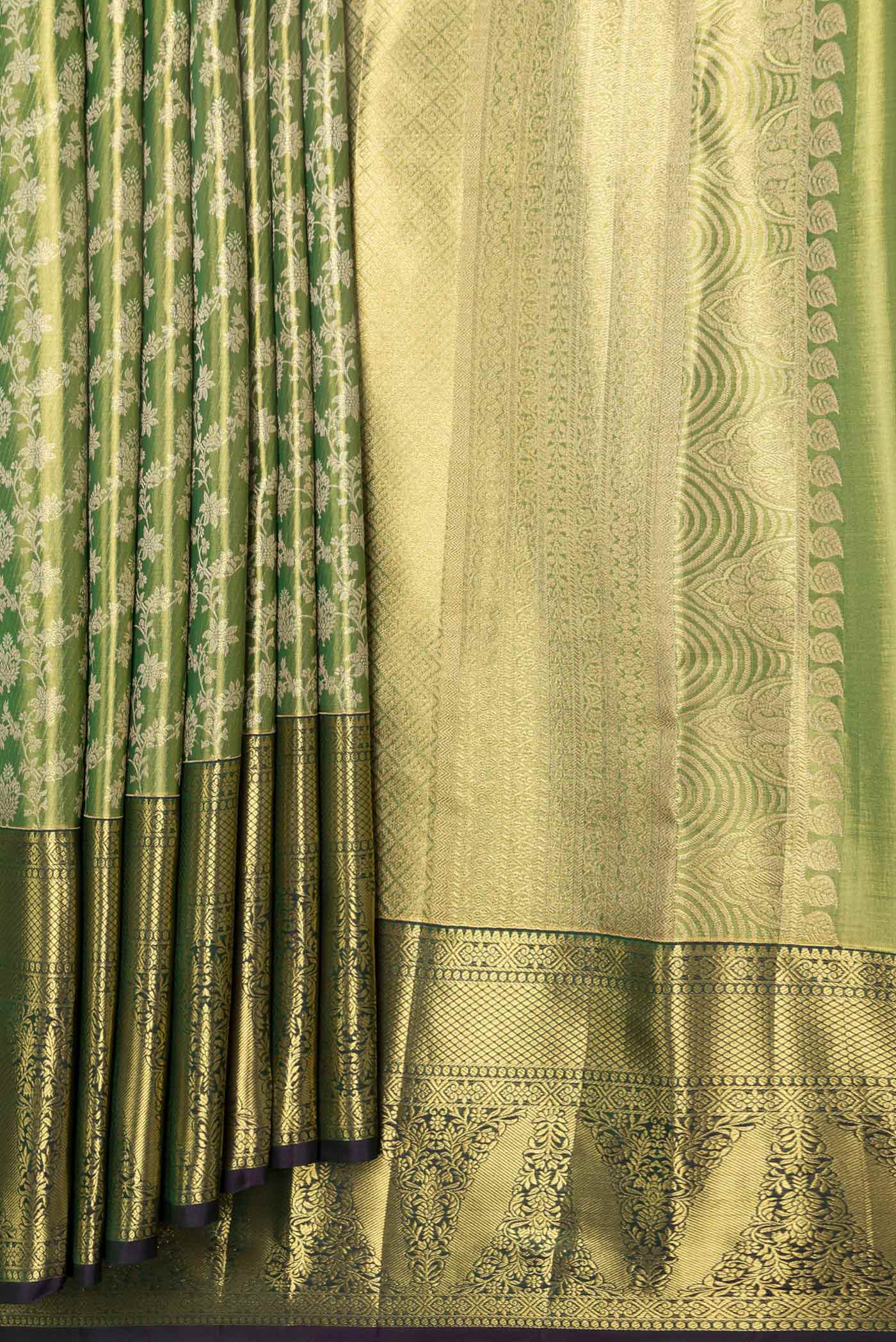 pleats pallu
