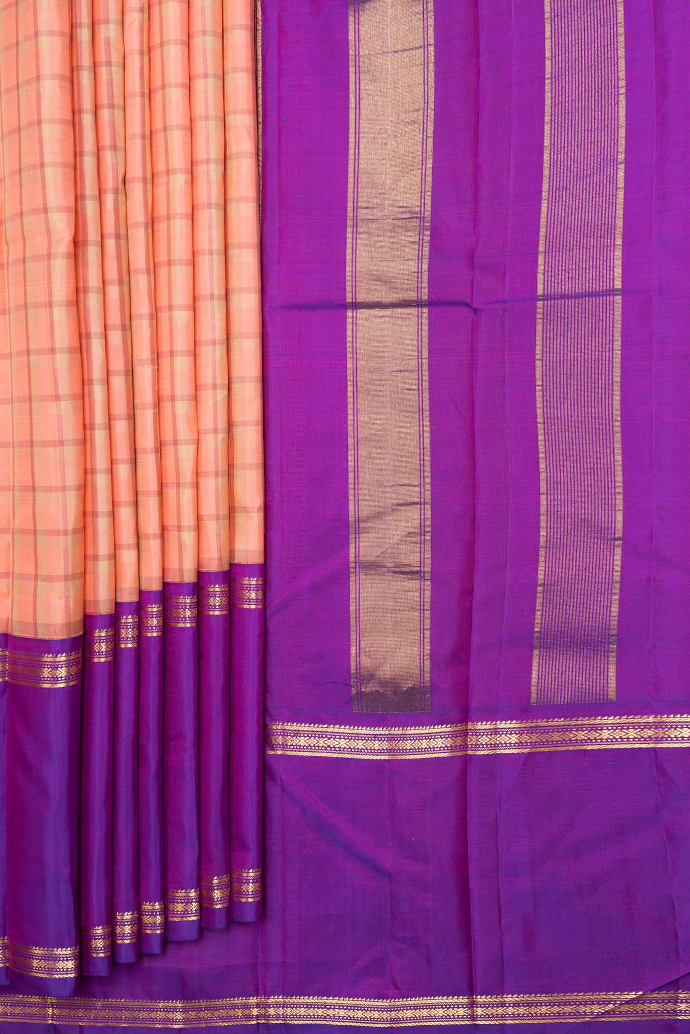 pleats pallu