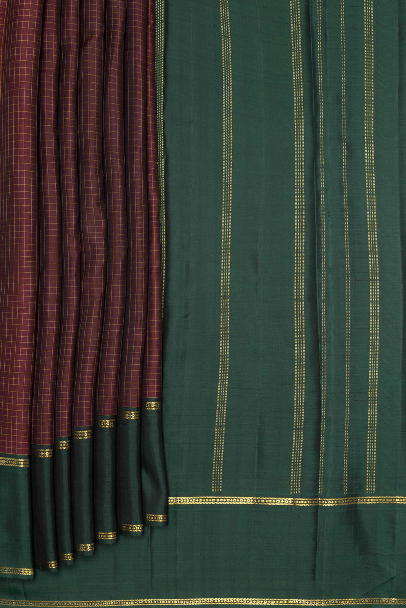 pleats pallu