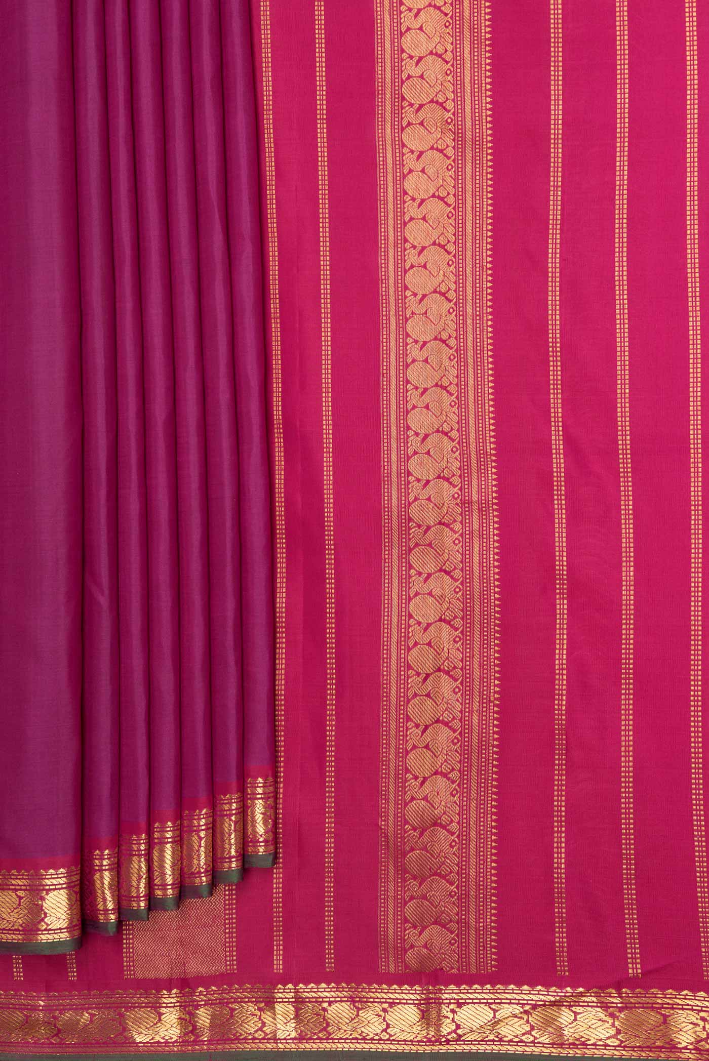 pleats pallu