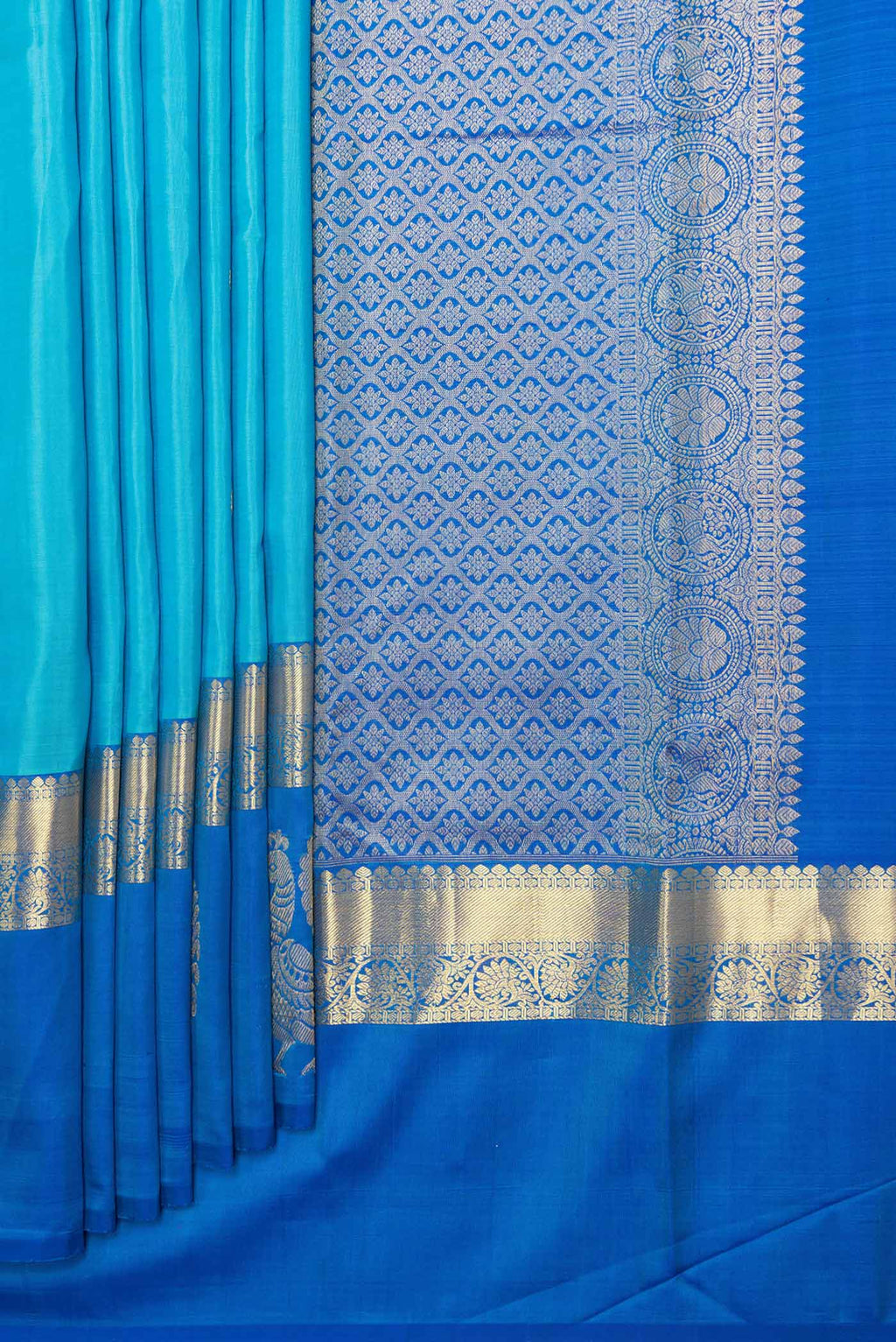 pleats pallu