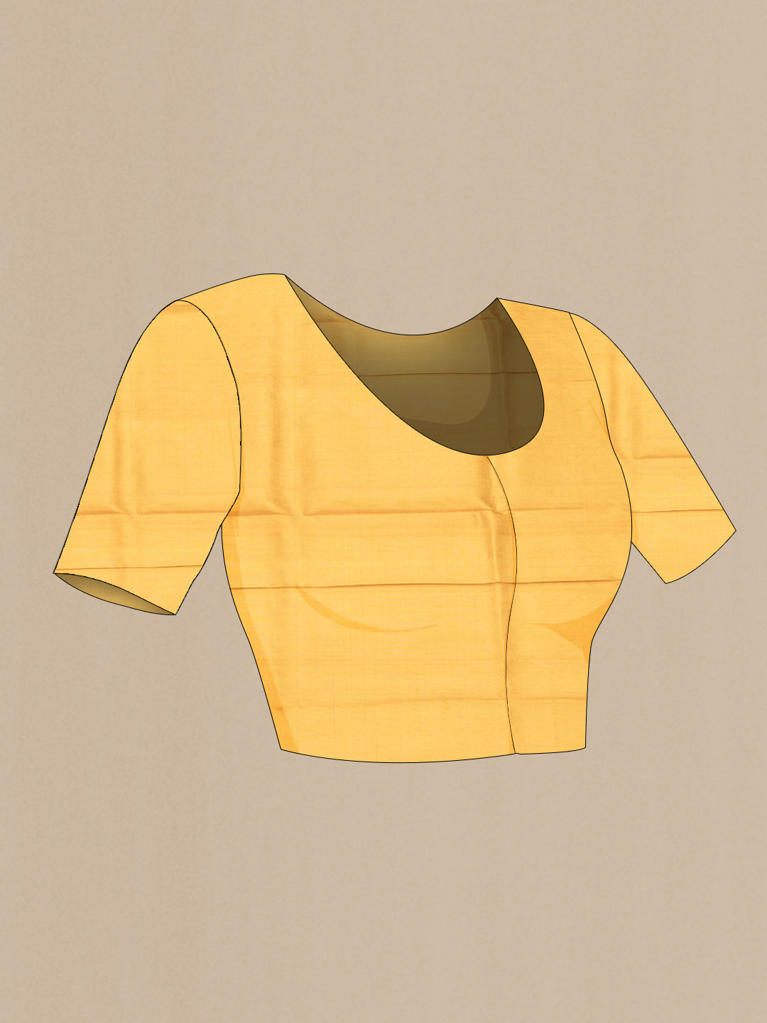 Close up image of the blouse of Maroon Dual Tone Uppada Silk Saree with Stripes on the body and Fancy Border. 