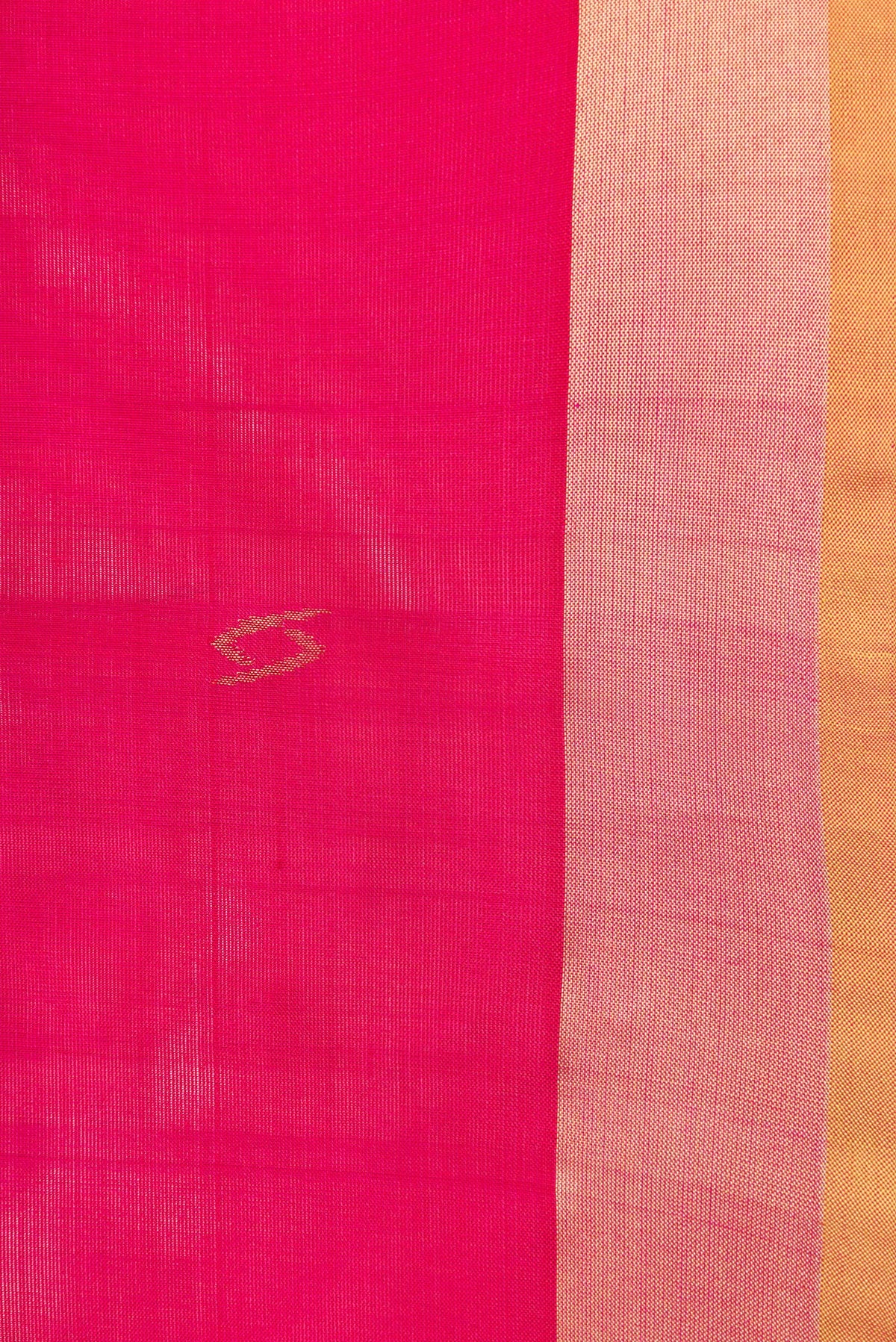 Border image of Pink Dual Tone Uppada Silk Saree with Zari Butta on the body and Zari Border. 