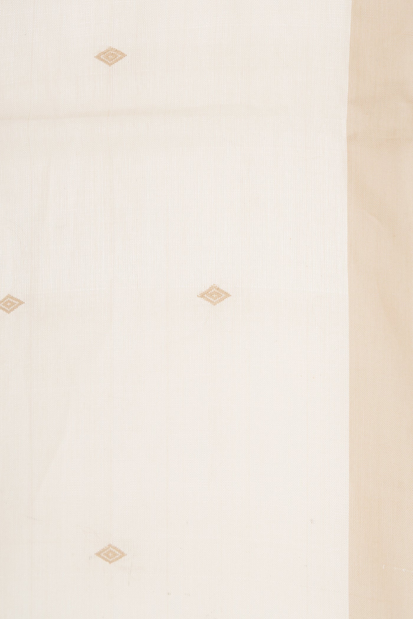 Border image of Sandal Dual Tone Tussar Silk Saree with Thread Butta on the body and Zari Border. 