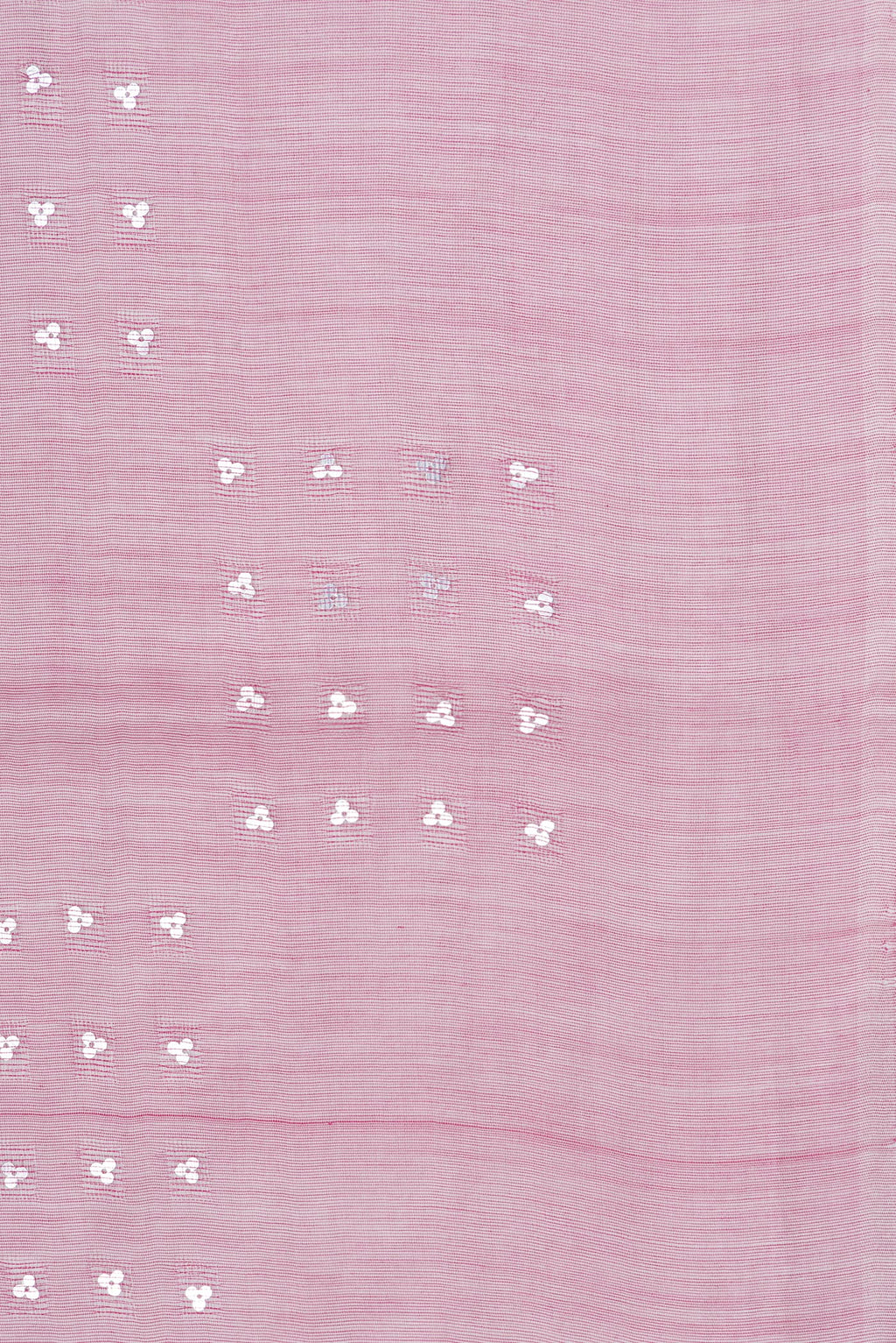 Border image of Pink Dual Tone Tussar Silk Saree with Embroidery on the body and Without Border. 