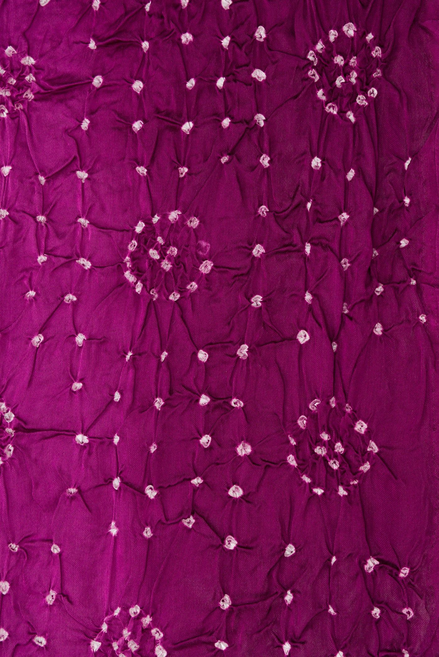 Border image of Purple Dual Tone Bandhani Silk Saree with Printed design on the body and Printed Border. 