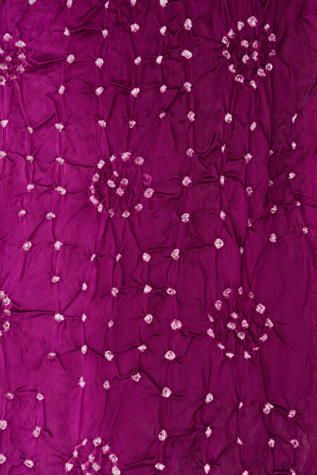 Border image of Purple Dual Tone Bandhani Silk Saree with Printed design on the body and Printed Border. 