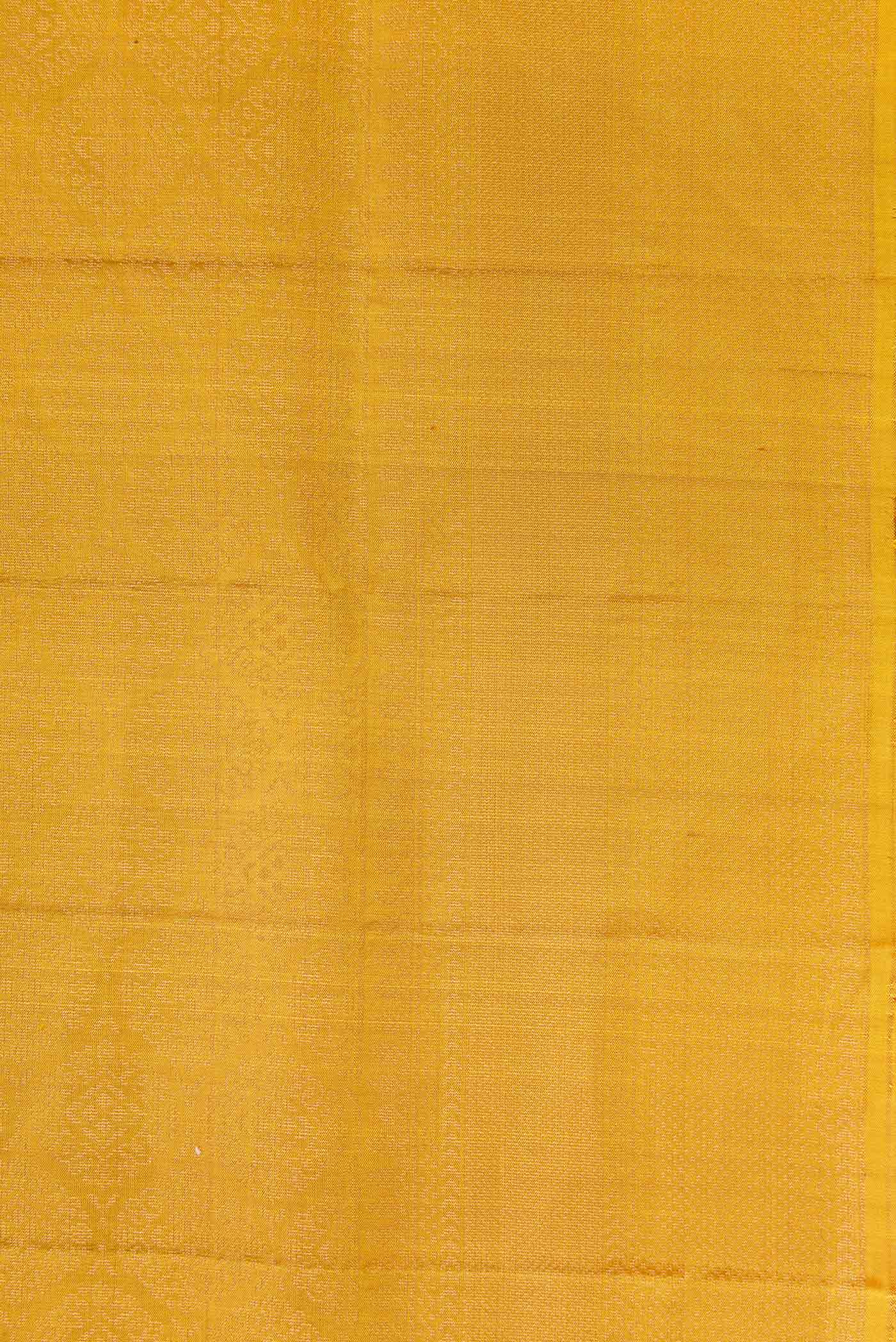 Border image of Mustard Dual Tone Soft Silk Saree with Zari Brocade on the body and Zari Border. 