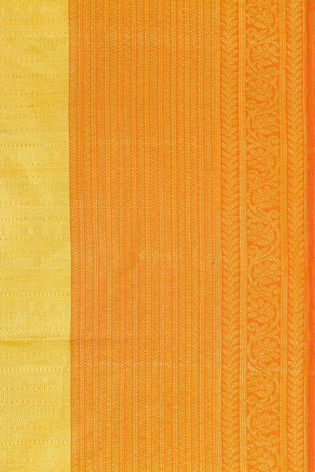 Border image of Sandal Dual Tone Kanchipuram Silk Saree with Zari Brocade on the body and Zari Border. 