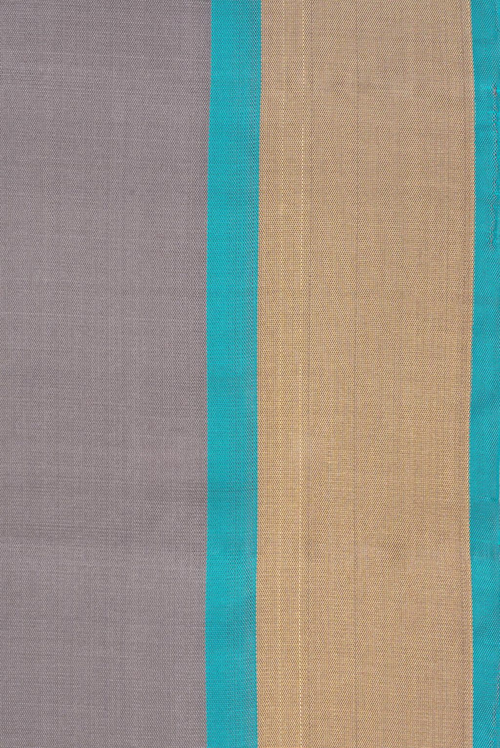 Border image of Pure Silk Grey Dual Tone Soft Saree with Zari Butta on the body and Zari Border. 