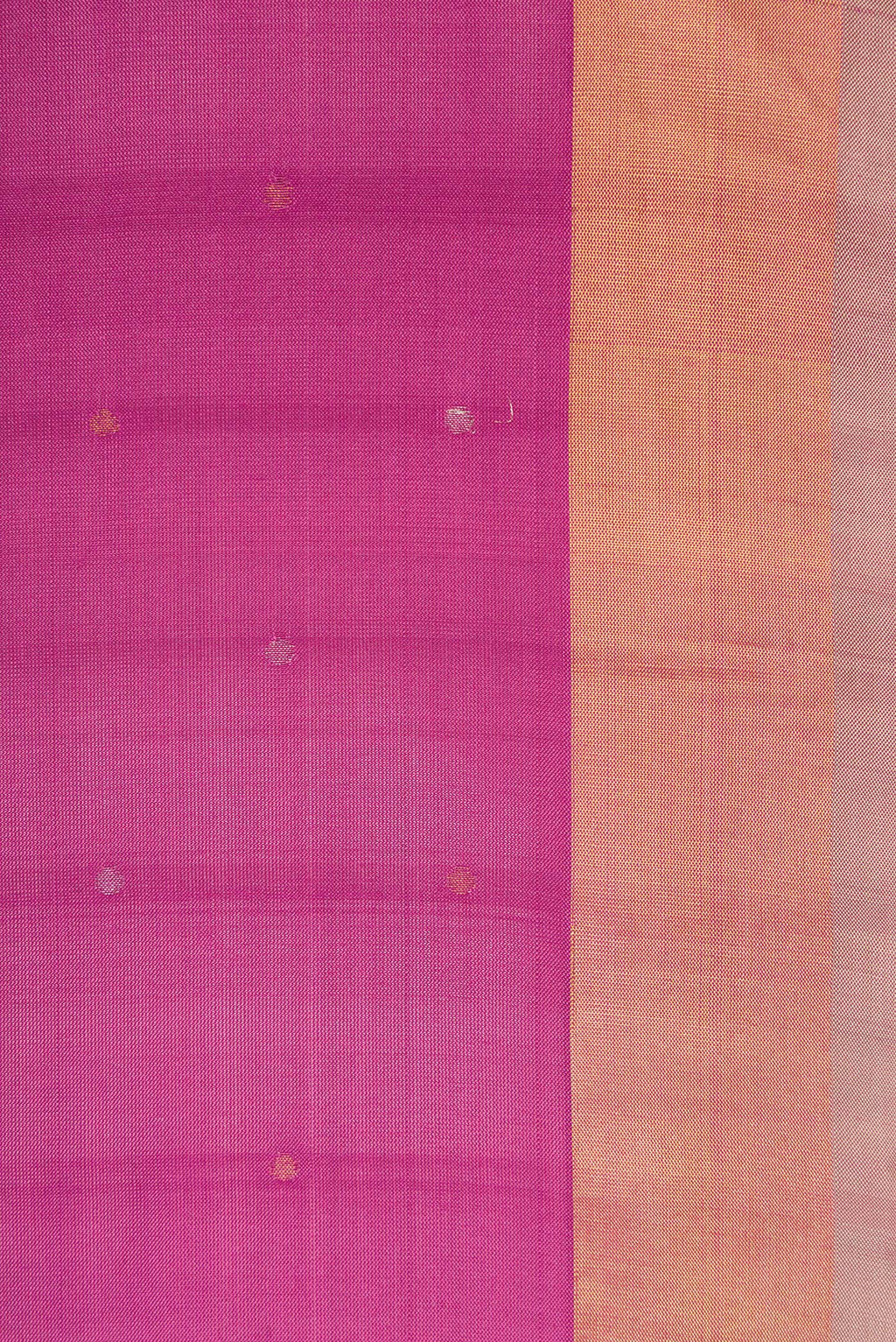 Border image of Lavender Dual Tone Uppada Silk Saree with Zari Butta on the body and Zari Border. 