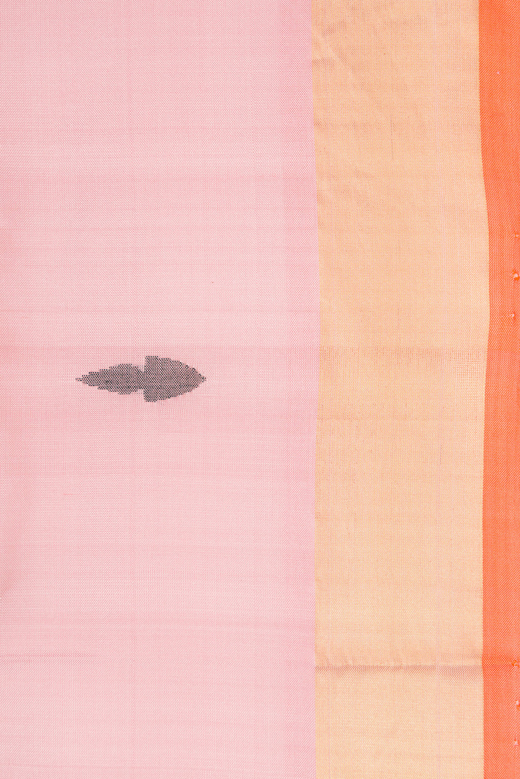 Border image of Pink Dual Tone Uppada Silk Saree with Zari And Thread Butta on the body and Zari Border. 