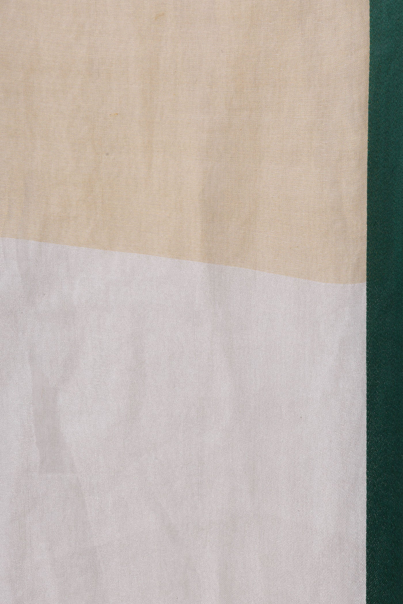 Border image of Mustard Dual Tone Mysore Crepe Saree with Printed design on the body and Embroidery Border. 