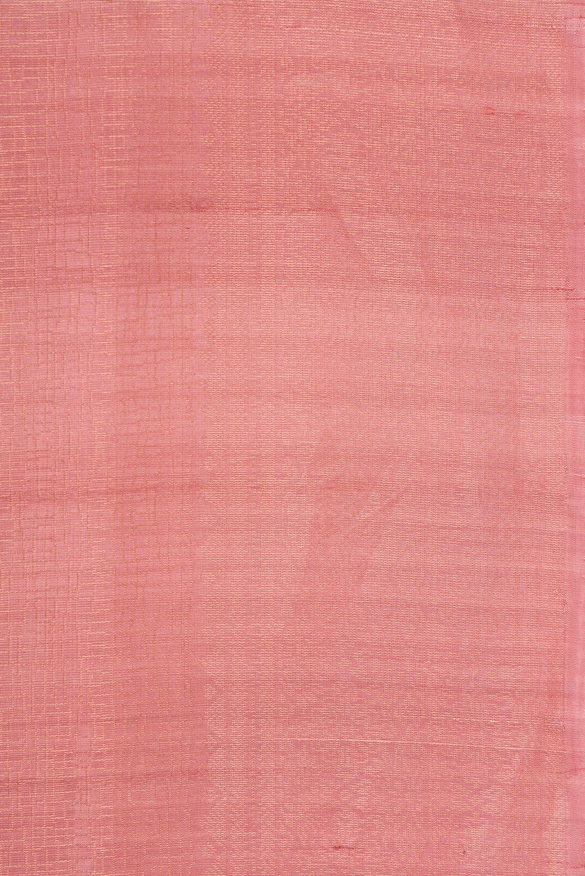 Border image of Rose Gold Dual Tone Soft Silk Saree with Zari Brocade on the body and Zari Border. 