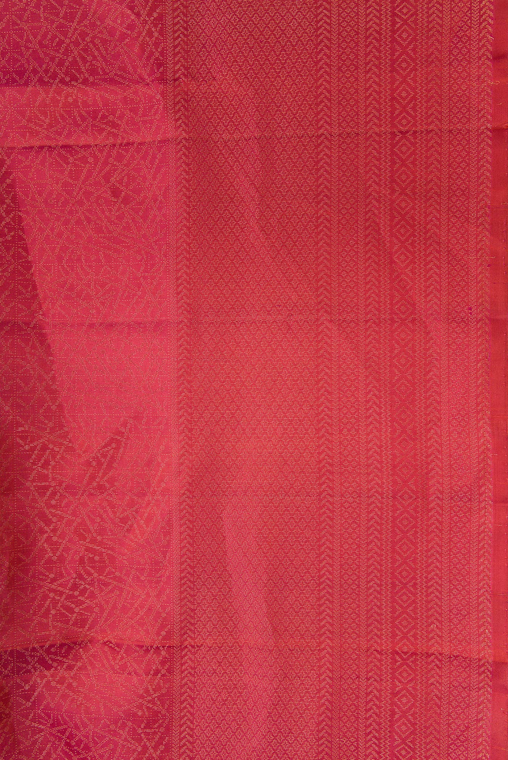 Border image of Brick Orange Dual Tone Soft Silk Saree with Zari Brocade on the body and Fancy Border. 