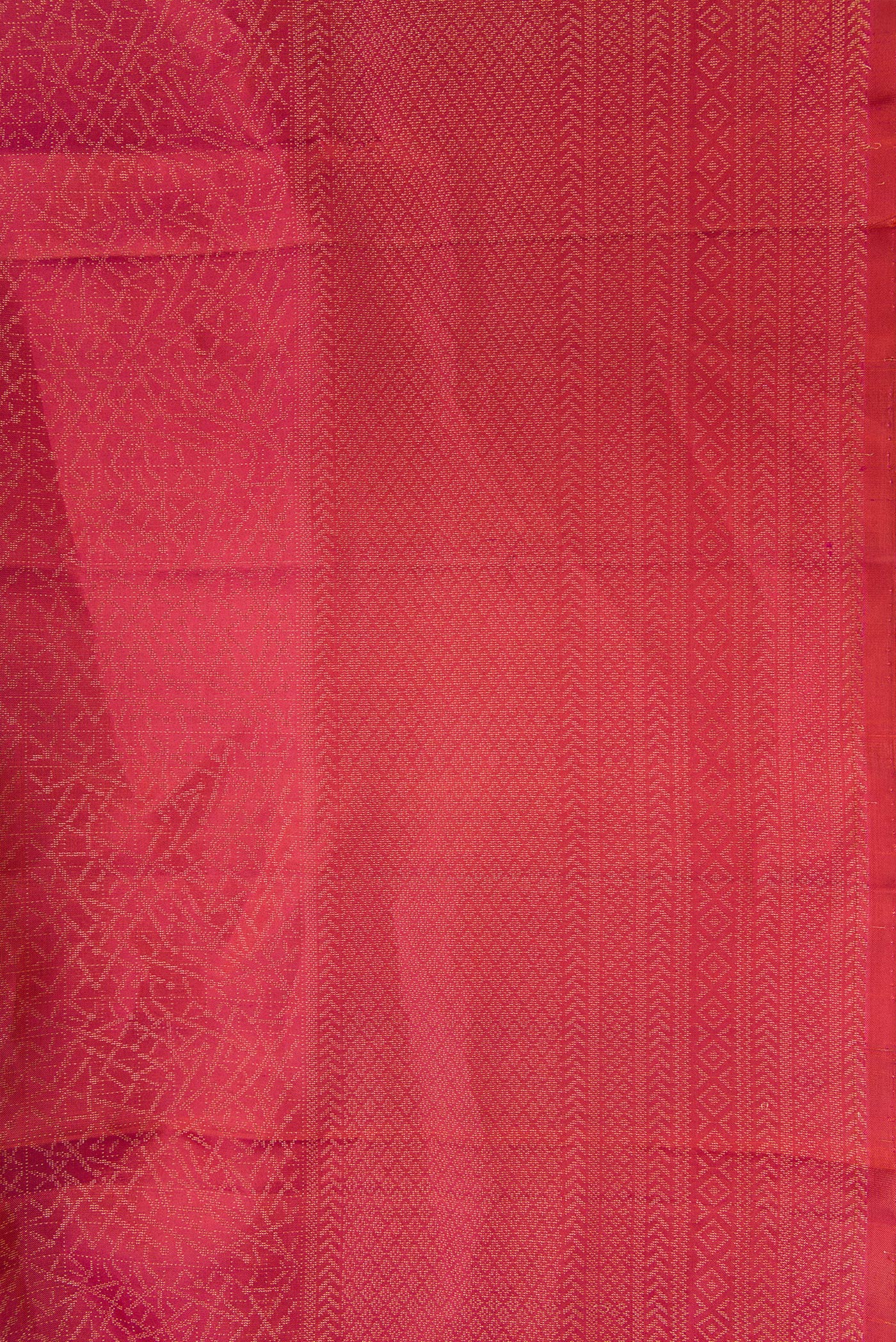 Border image of Brick Orange Dual Tone Soft Silk Saree with Zari Brocade on the body and Fancy Border. 