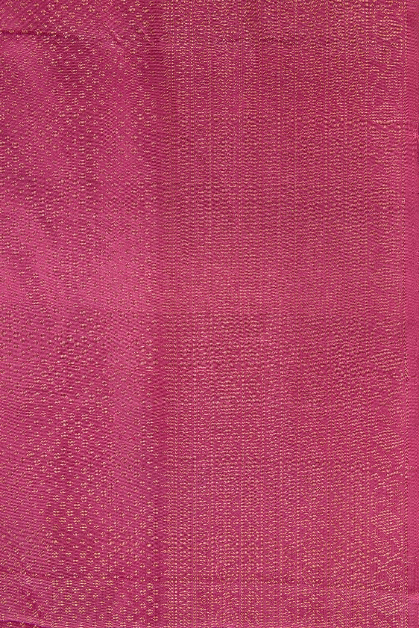 Border image of Pink Dual Tone Soft Silk Saree with Zari Brocade on the body and Fancy Border. 