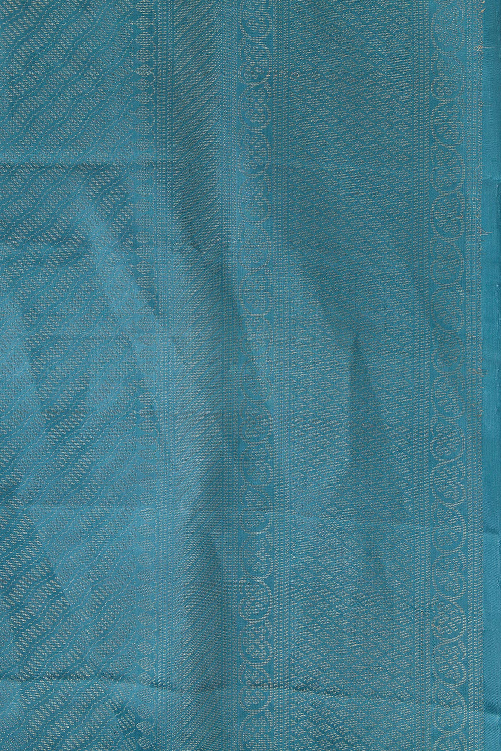 Border image of Maya Blue Dual Tone Soft Silk Saree with Zari Brocade on the body and Fancy Border. 