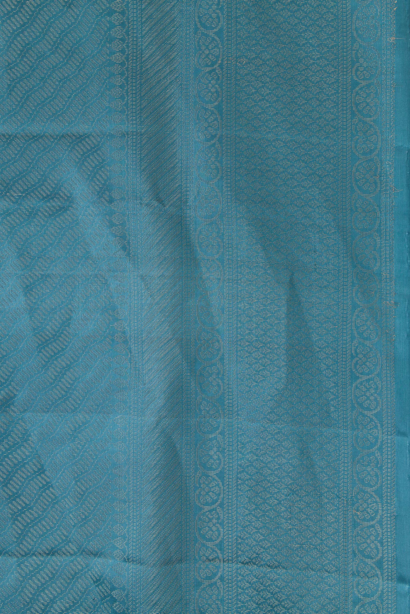 Border image of Maya Blue Dual Tone Soft Silk Saree with Zari Brocade on the body and Fancy Border. 
