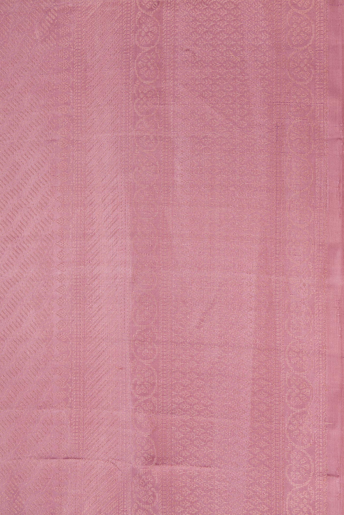 Border image of Rose Gold Dual Tone Soft Silk Saree with Zari Brocade on the body and Zari Border. 