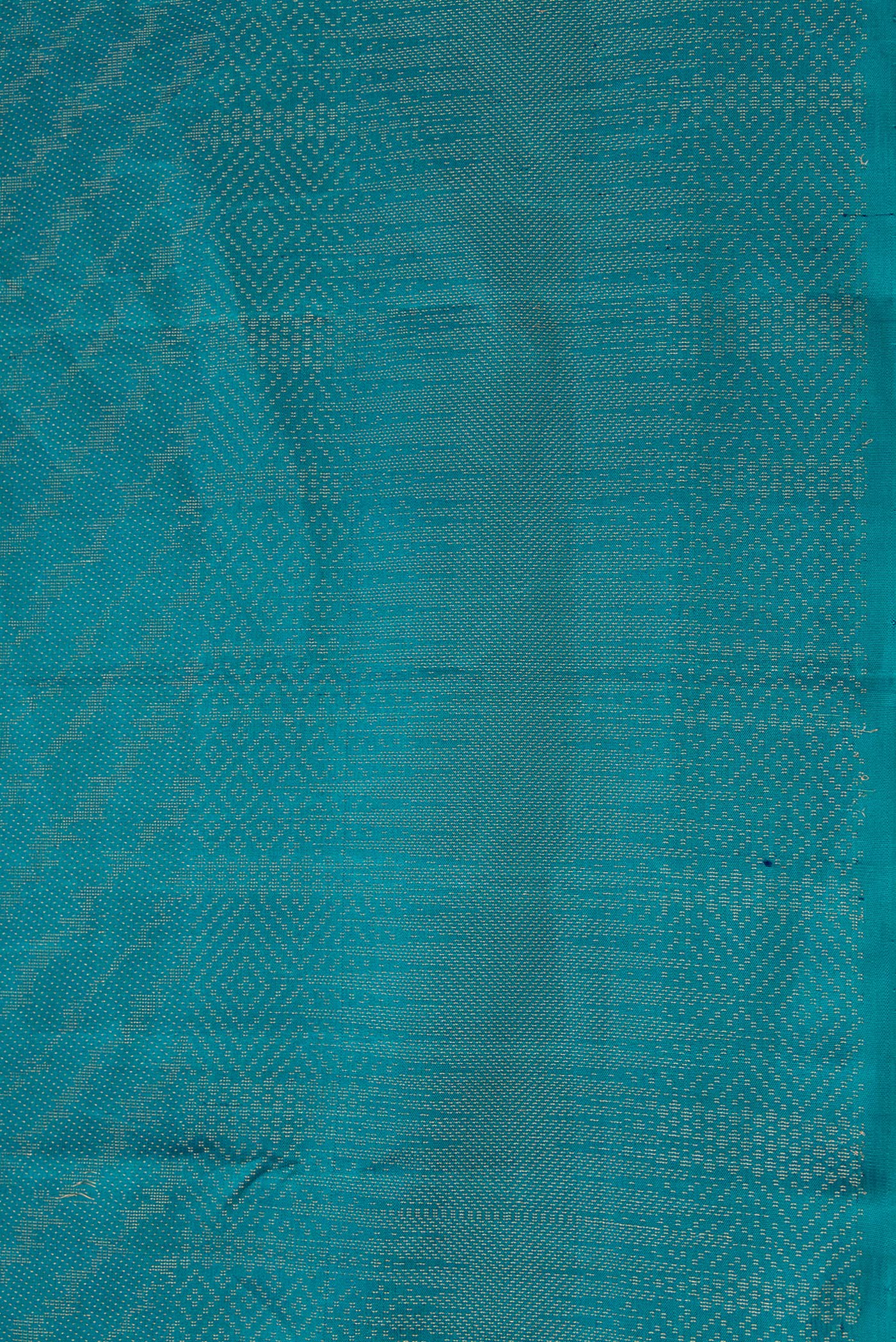 Border image of Peacock Blue Dual Tone Soft Silk Saree with Zari Brocade on the body and Zari Border. 