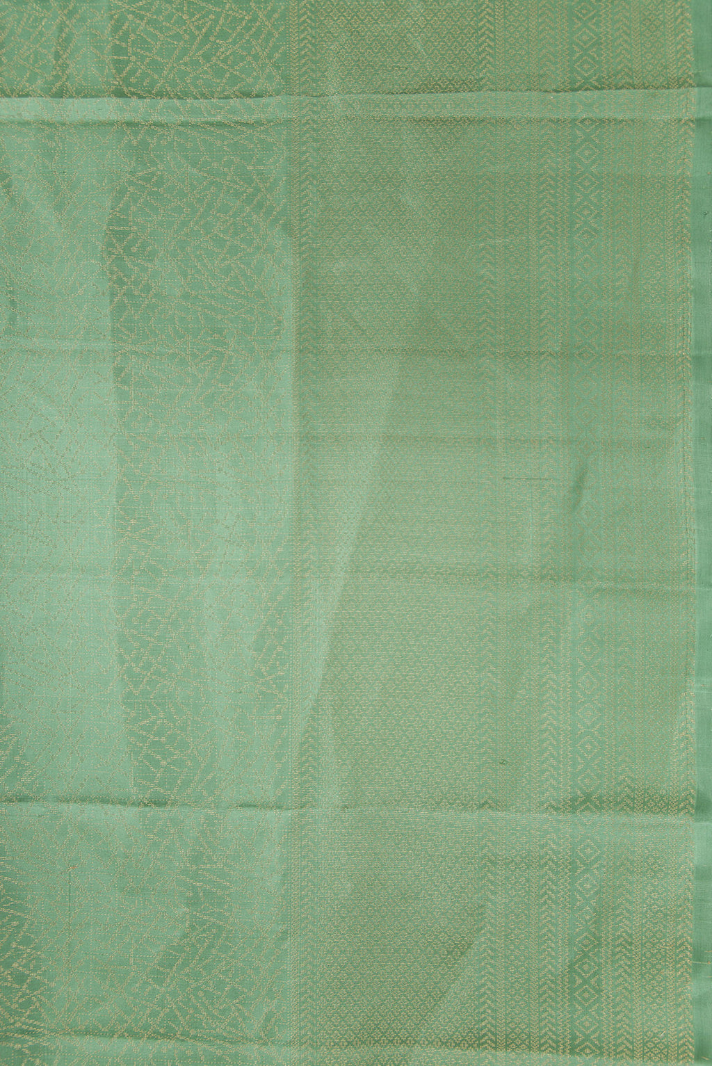 Border image of Pista Green Dual Tone Soft Silk Saree with Zari Brocade on the body and Fancy Border. 