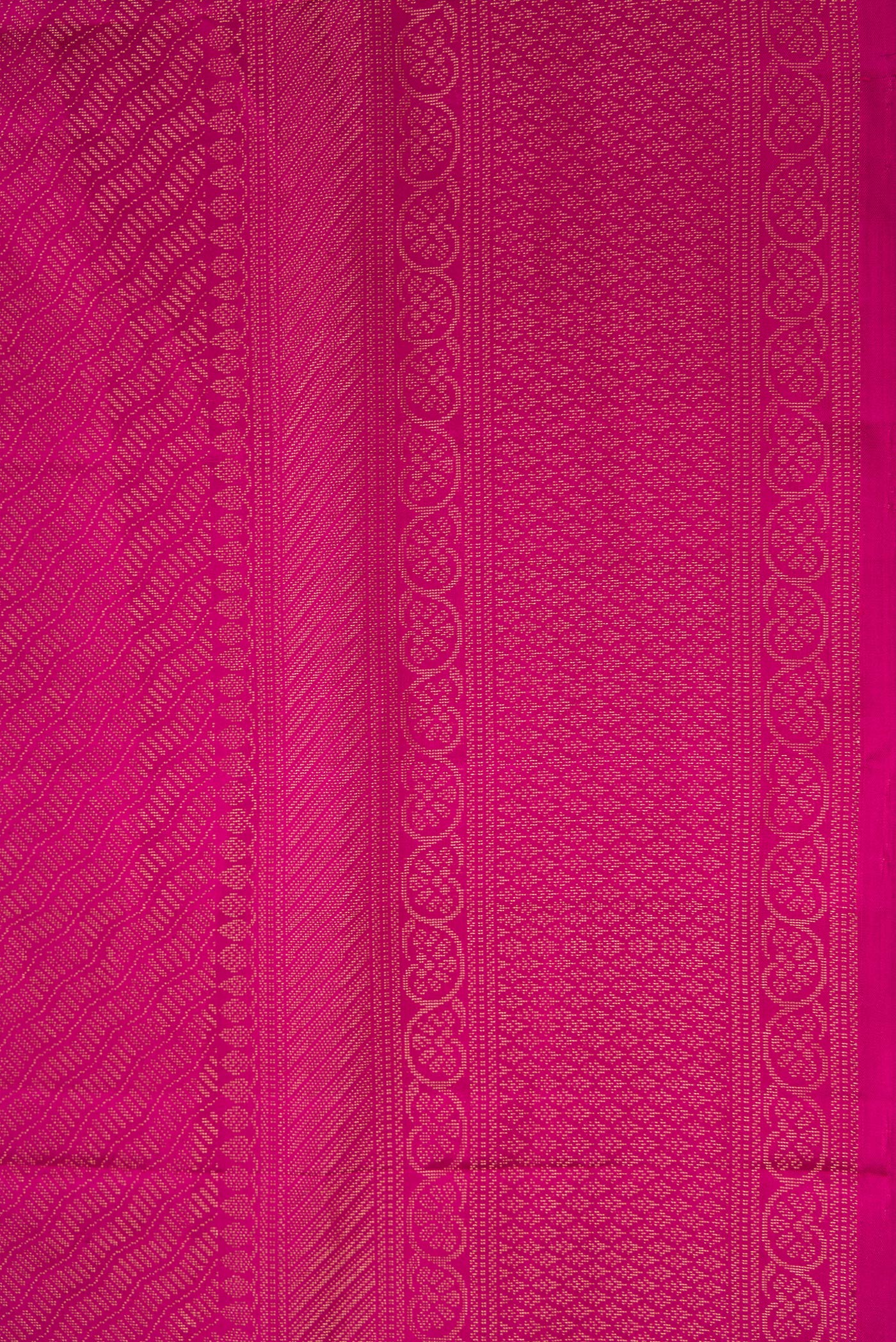 Border image of Magenta Dual Tone Soft Silk Saree with Zari Brocade on the body and Fancy Border. 