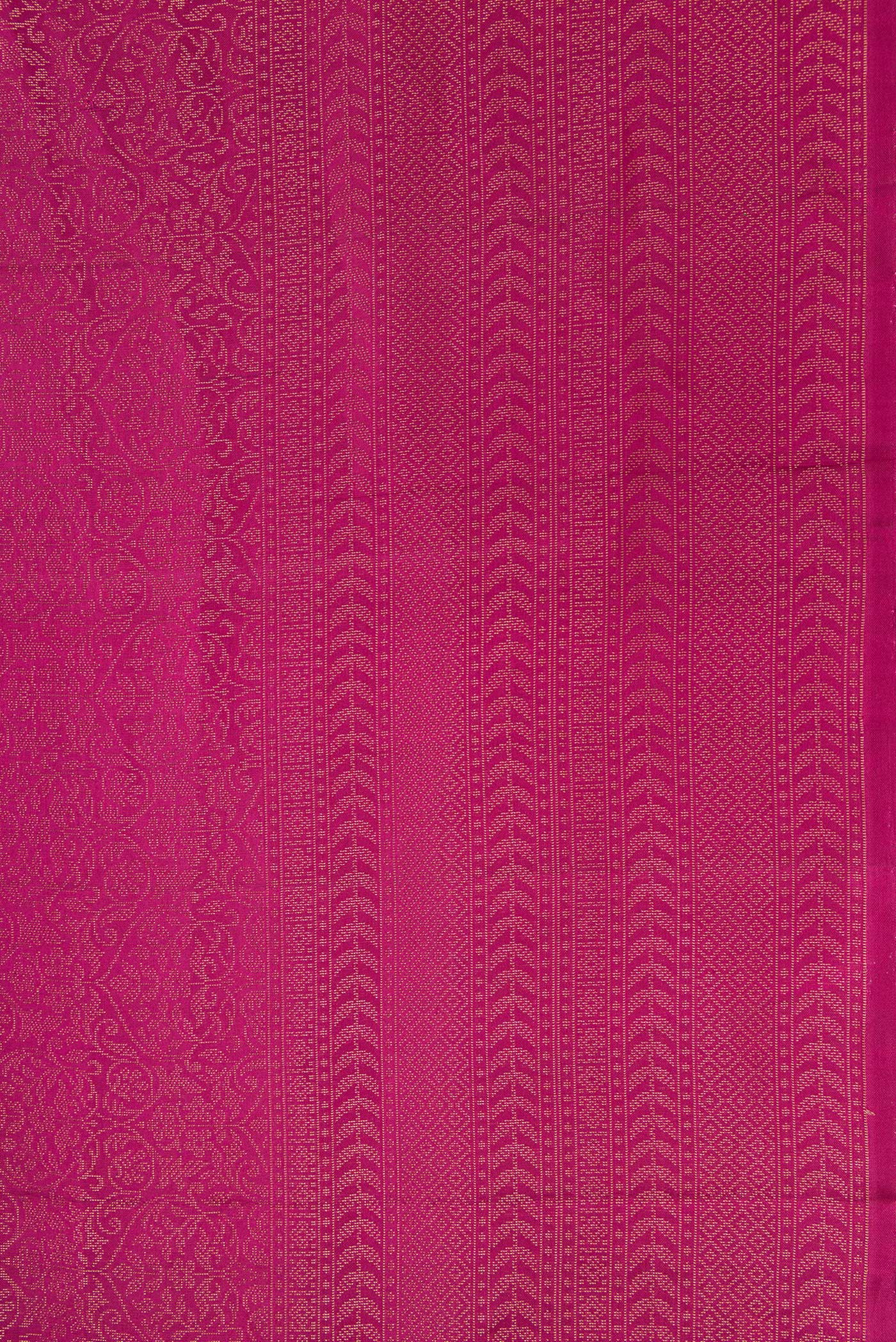 Border image of Dark Pink Dual Tone Soft Silk Saree with Zari Brocade on the body and Fancy Border. 
