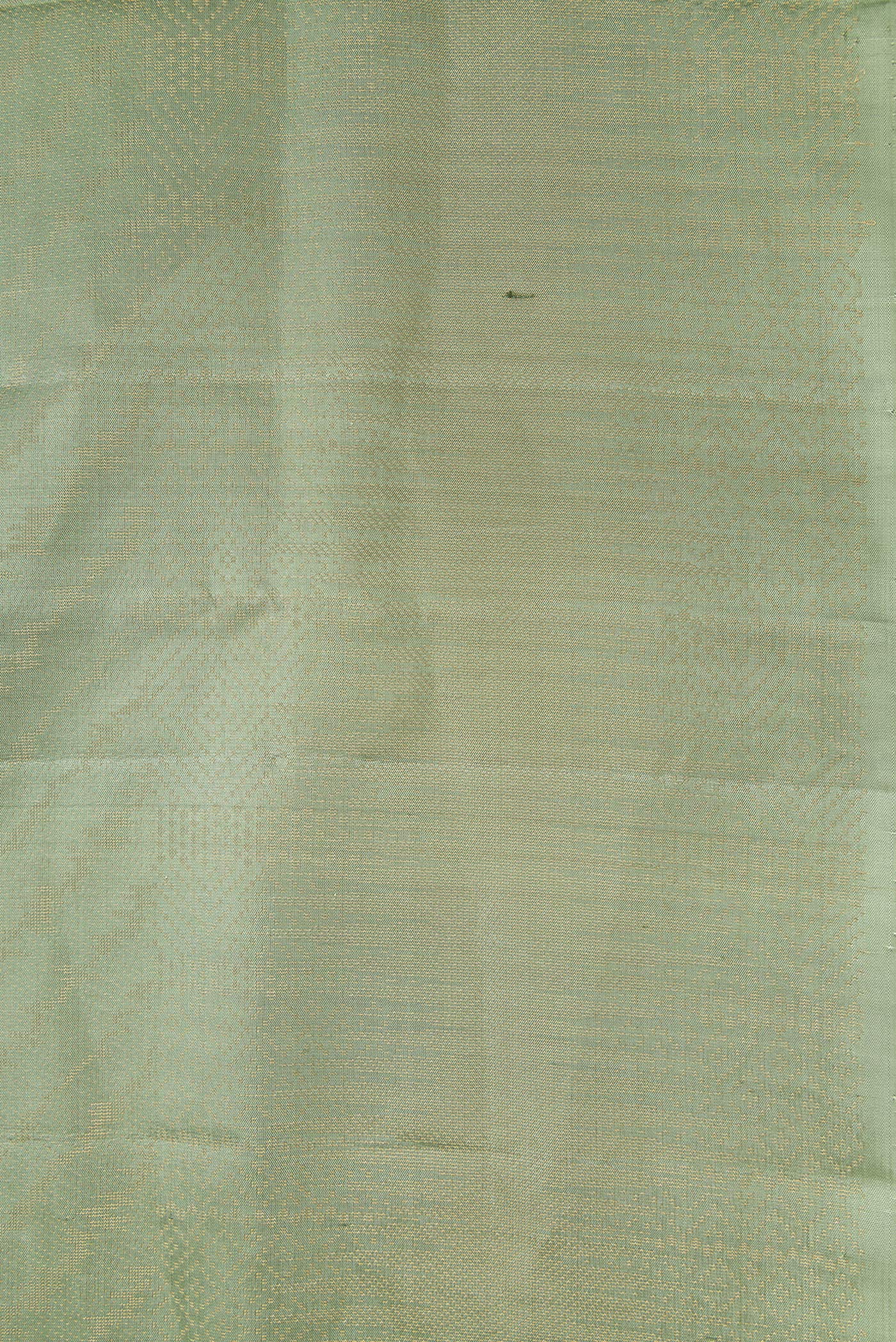 Border image of Pista Green Dual Tone Soft Silk Saree with Zari Brocade on the body and Fancy Border. 