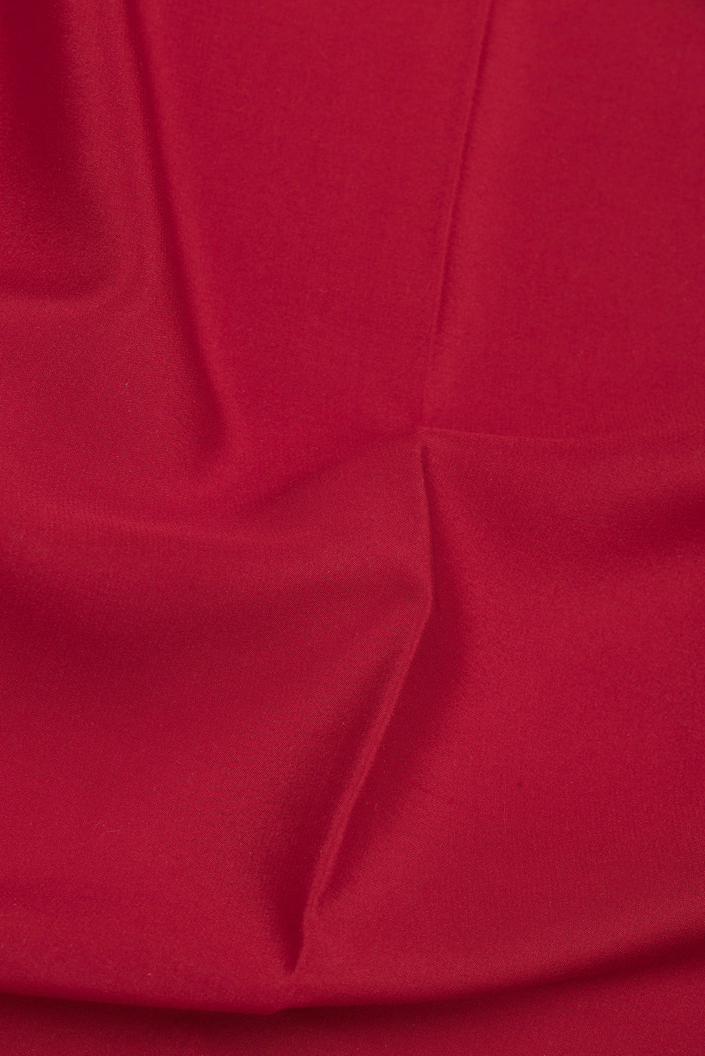 Close up of Pure Silk Maroon Dual Tone Mysore Silk Saree with Plain Body and Zari Border.  displaying folds